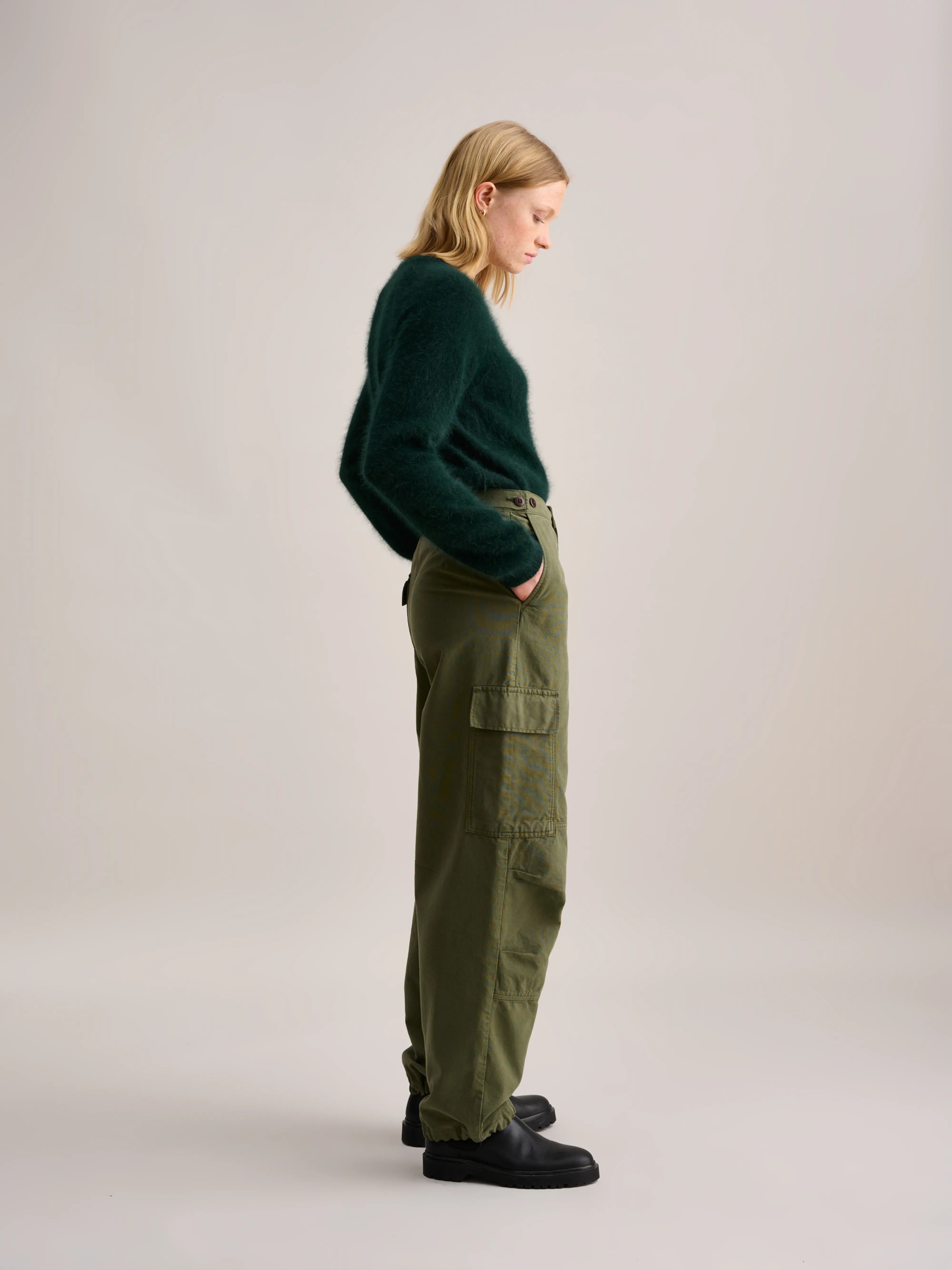 Pantalon Puerto - Army Pour Femme | Bellerose