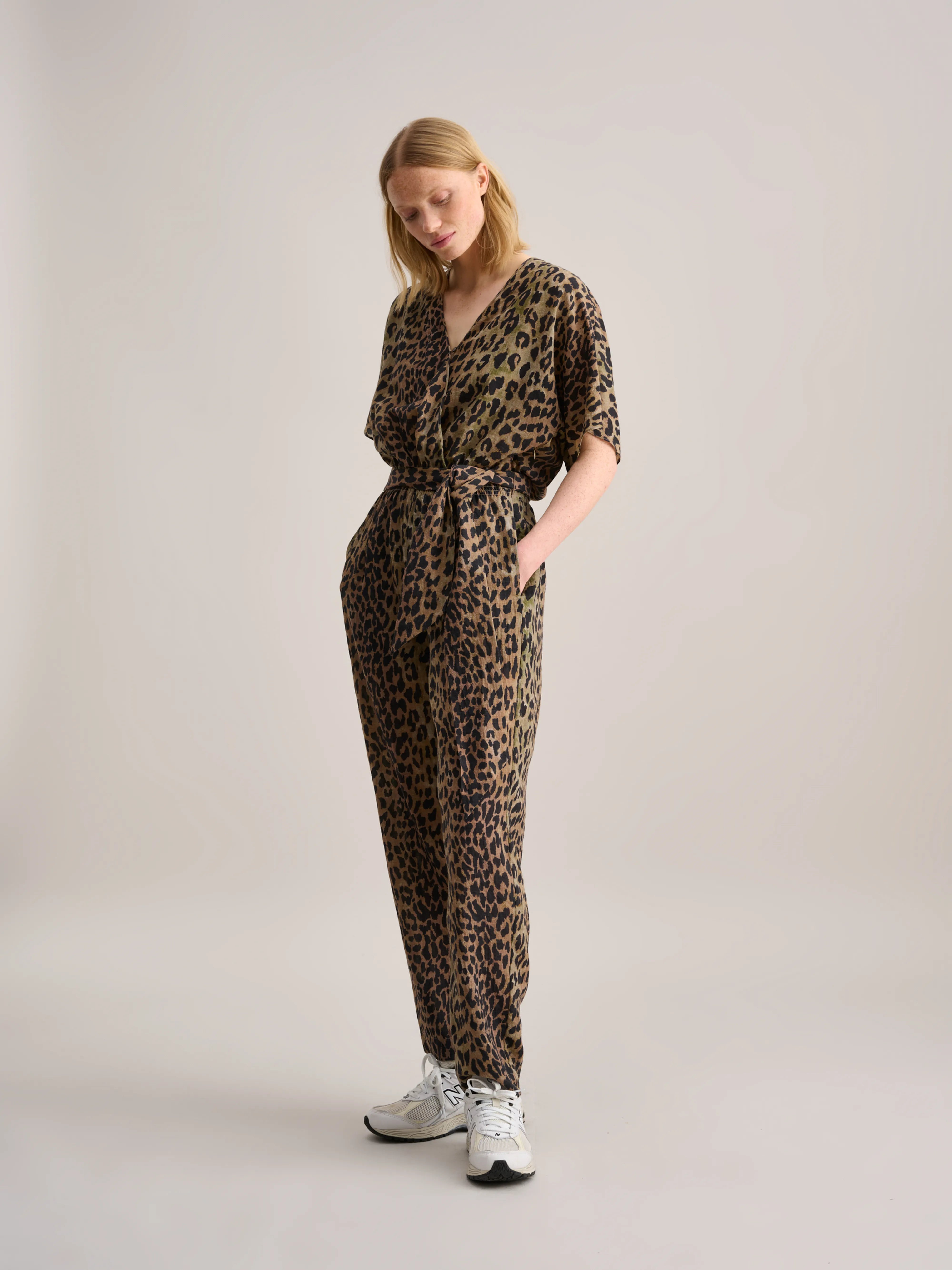 Honolulu Jumpsuit - Black / Praline For Women | Bellerose