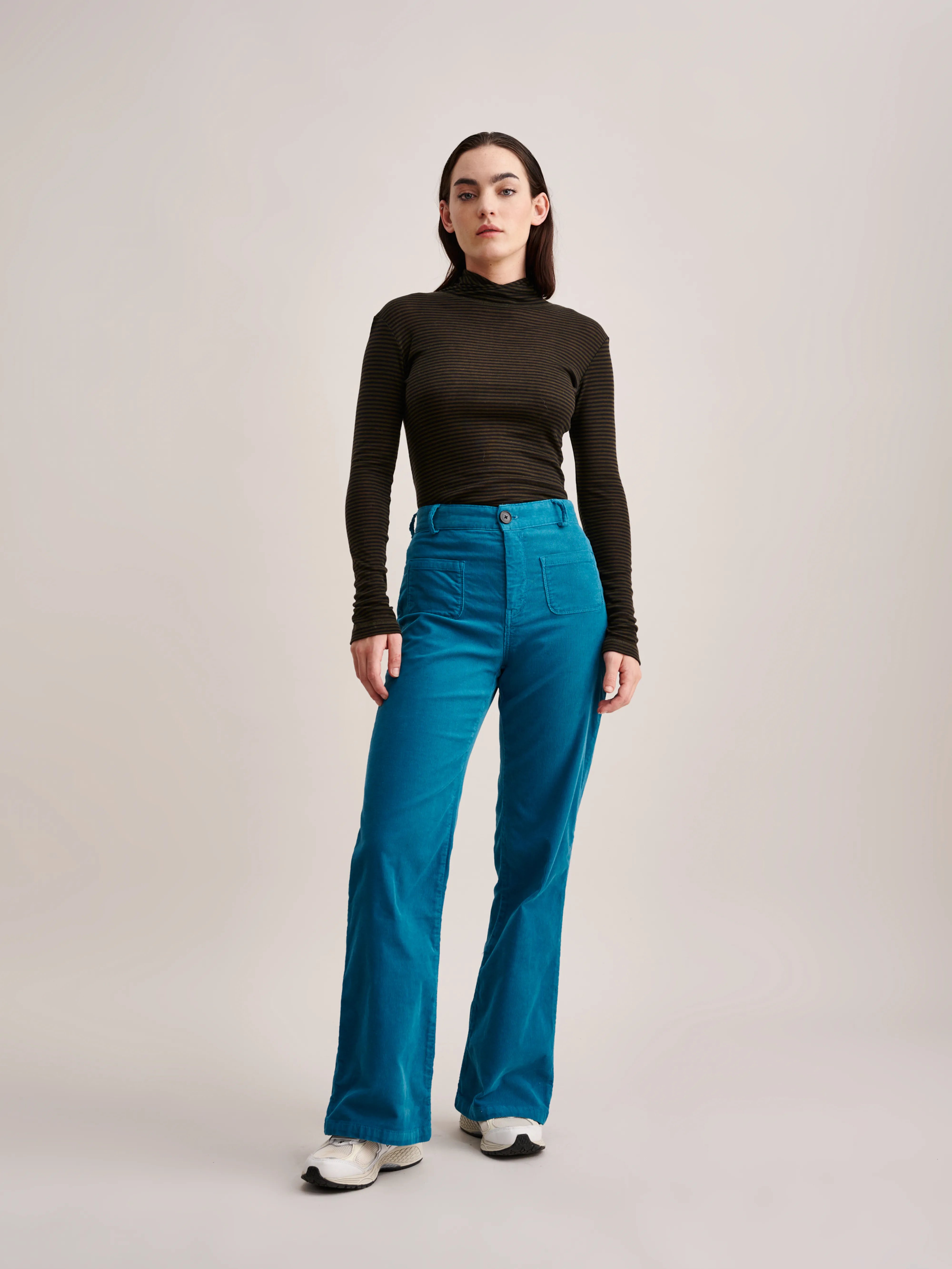 Pantalon Park - Turquoise Pour Femme | Bellerose