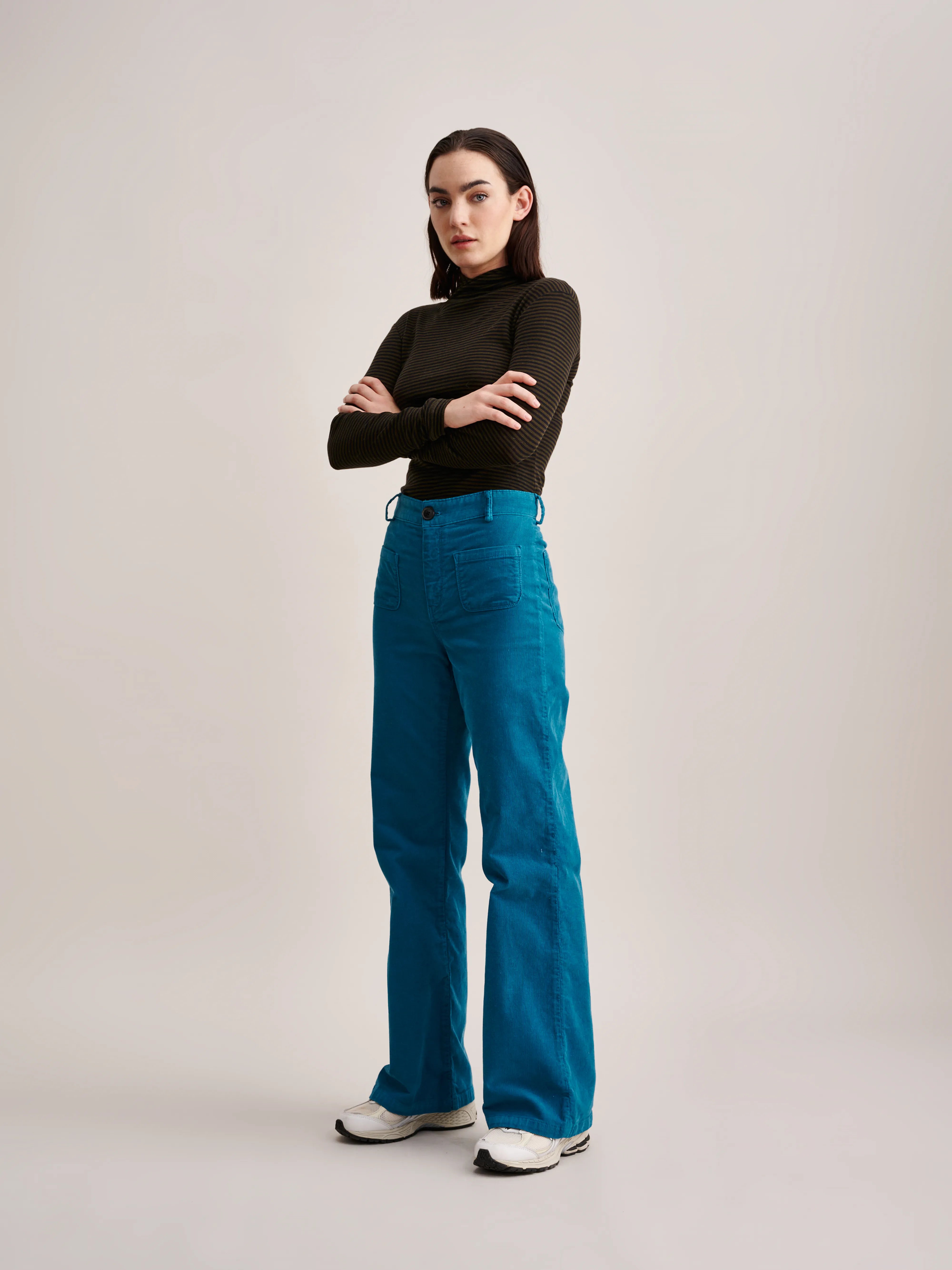 Pantalon Park - Turquoise Pour Femme | Bellerose