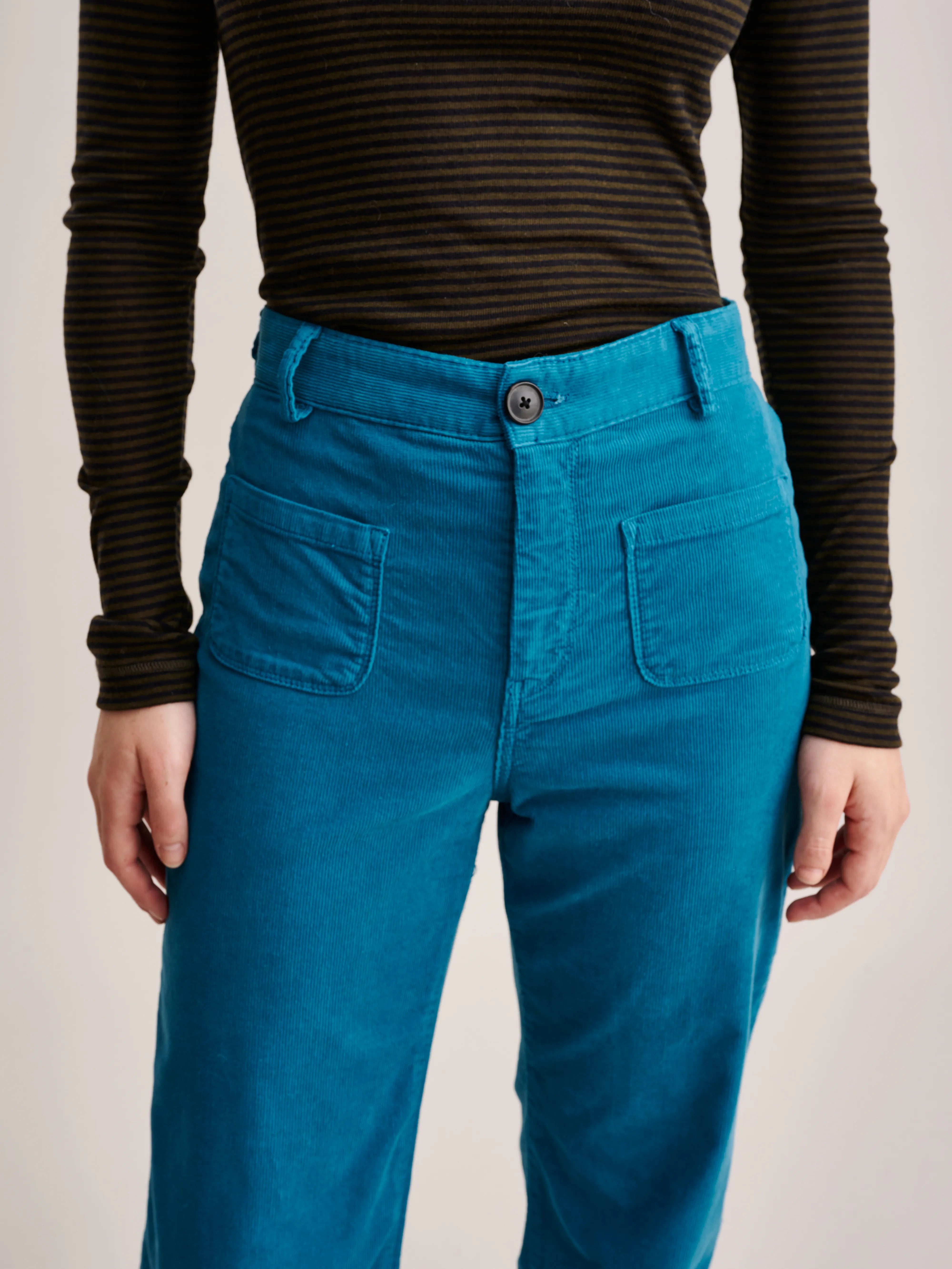 Pantalon Park - Turquoise Pour Femme | Bellerose