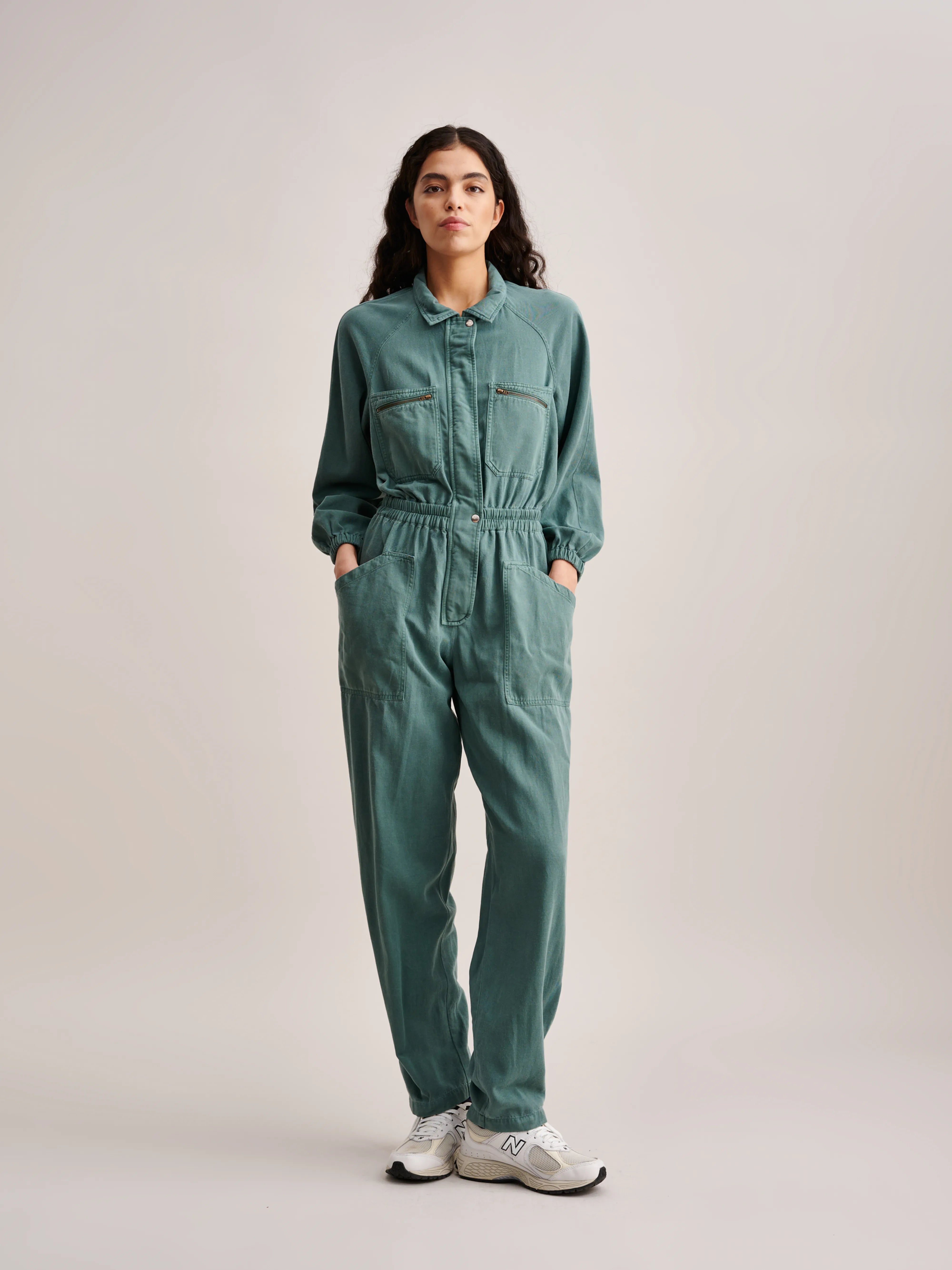 Vedett Jumpsuit - Pine For Women | Bellerose