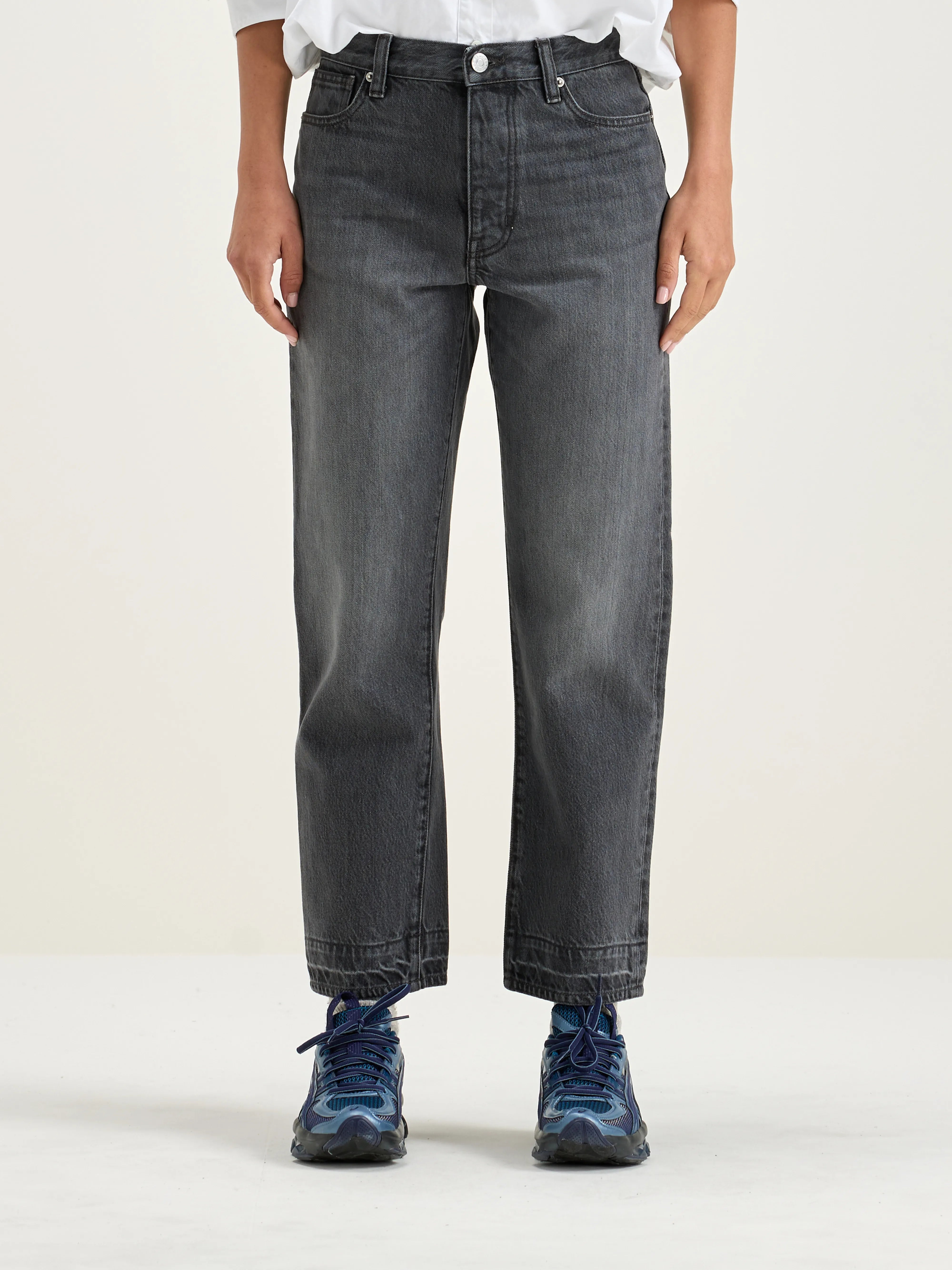 Denim N.34 Regular Jeans - Used black Voor Dames | Bellerose