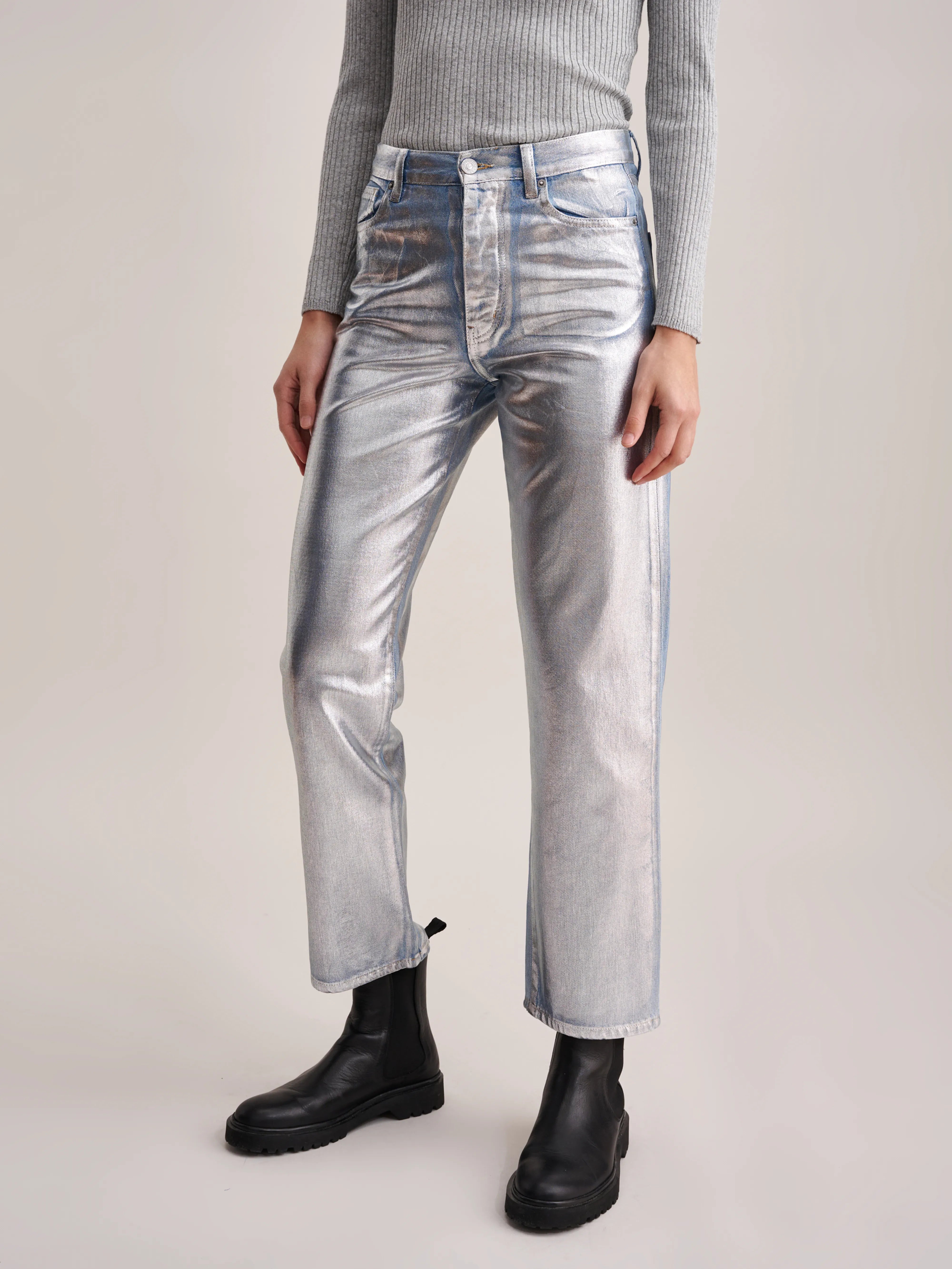 Popeye Jeans - Silver For Women | Bellerose