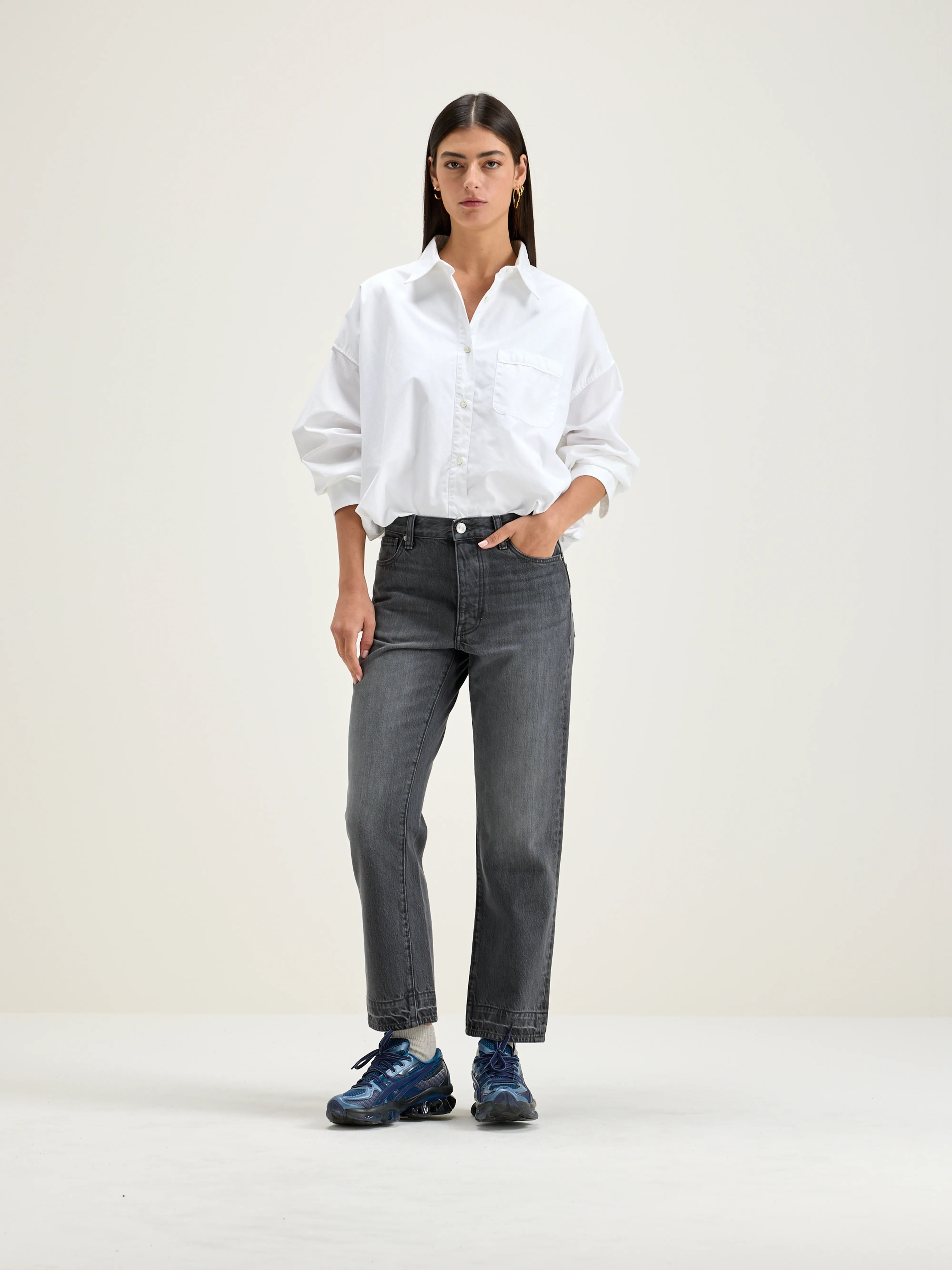 Denim N. 34 Regular Jeans - Used black For Women | Bellerose