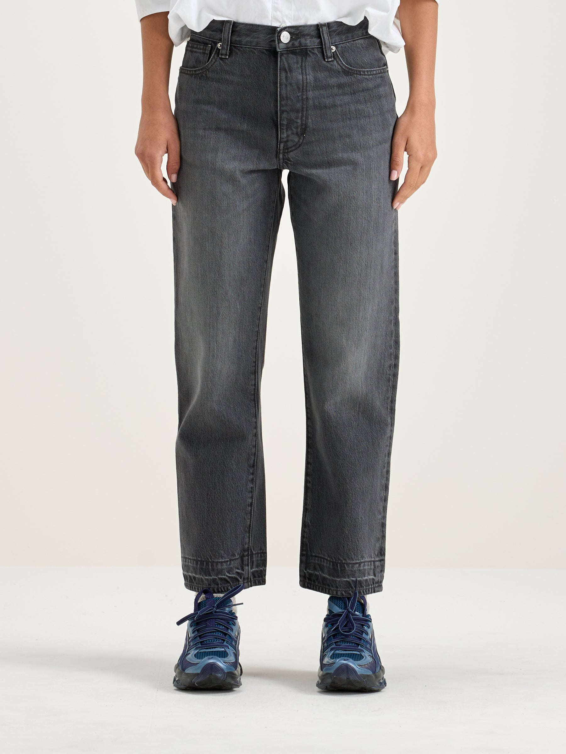 Popeye Regular Jeans - Used black For Women | Bellerose