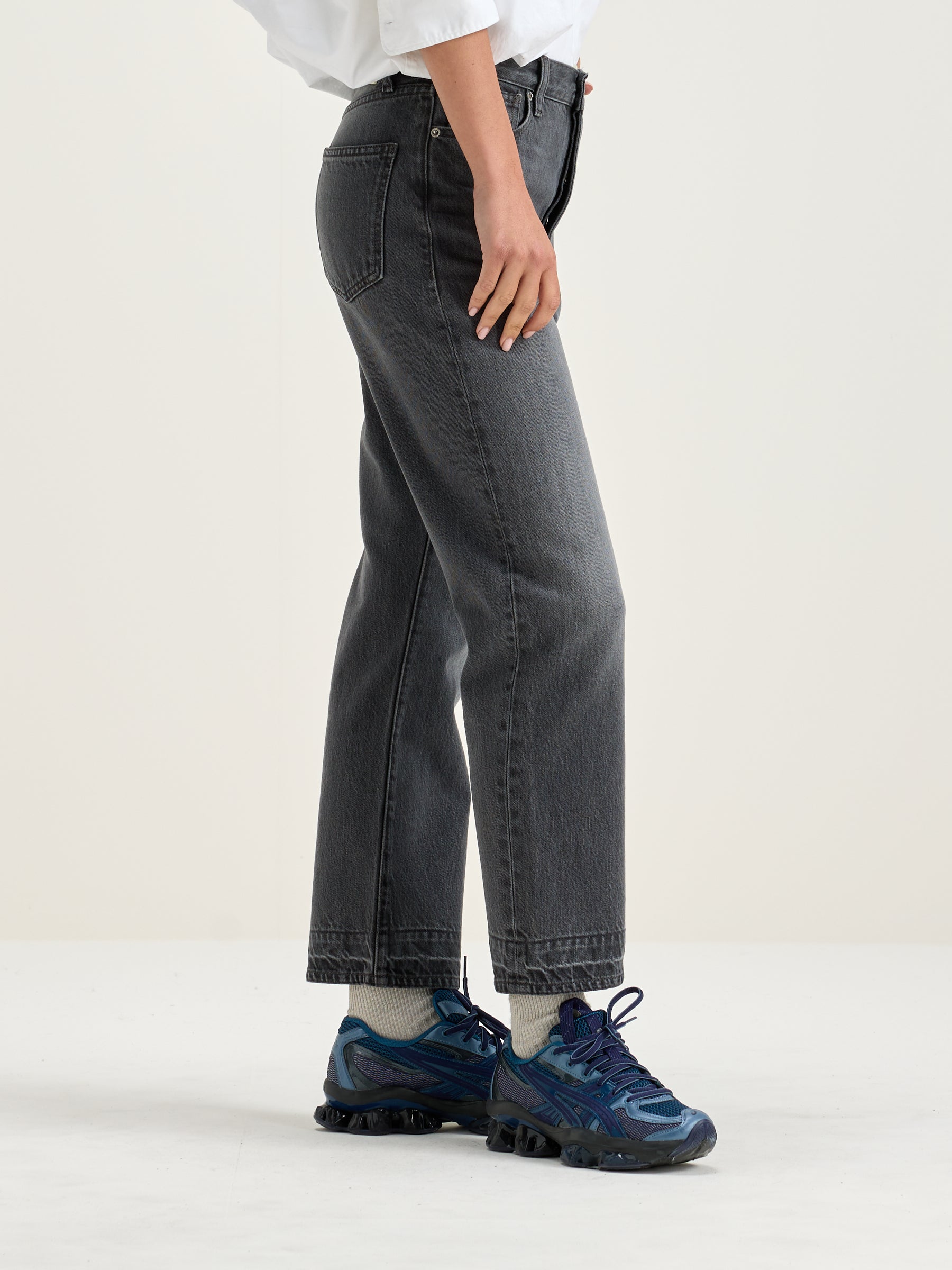 Popeye Regular Jeans - Used black For Women | Bellerose