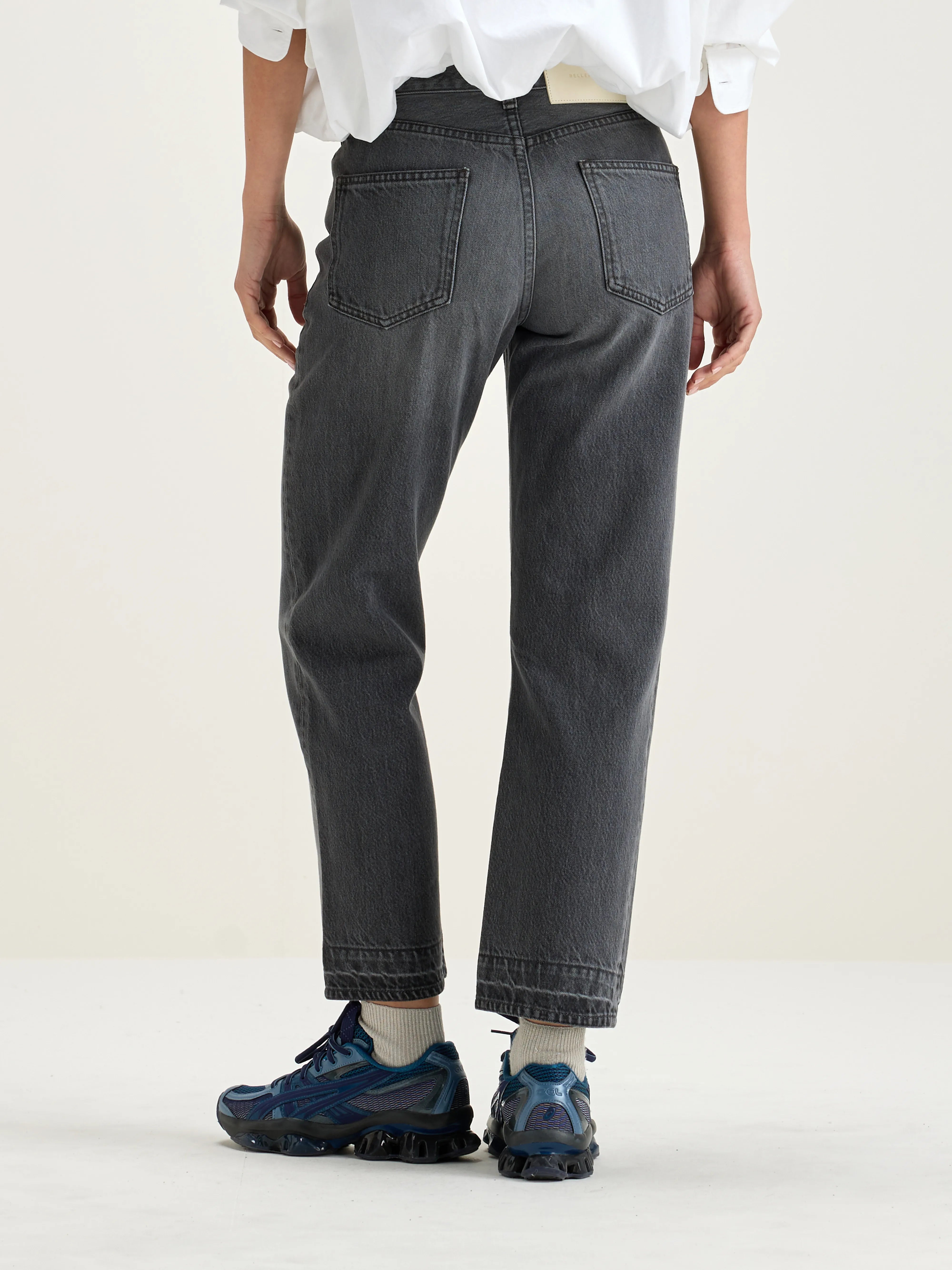 Popeye Regular Jeans - Used black Voor Dames | Bellerose