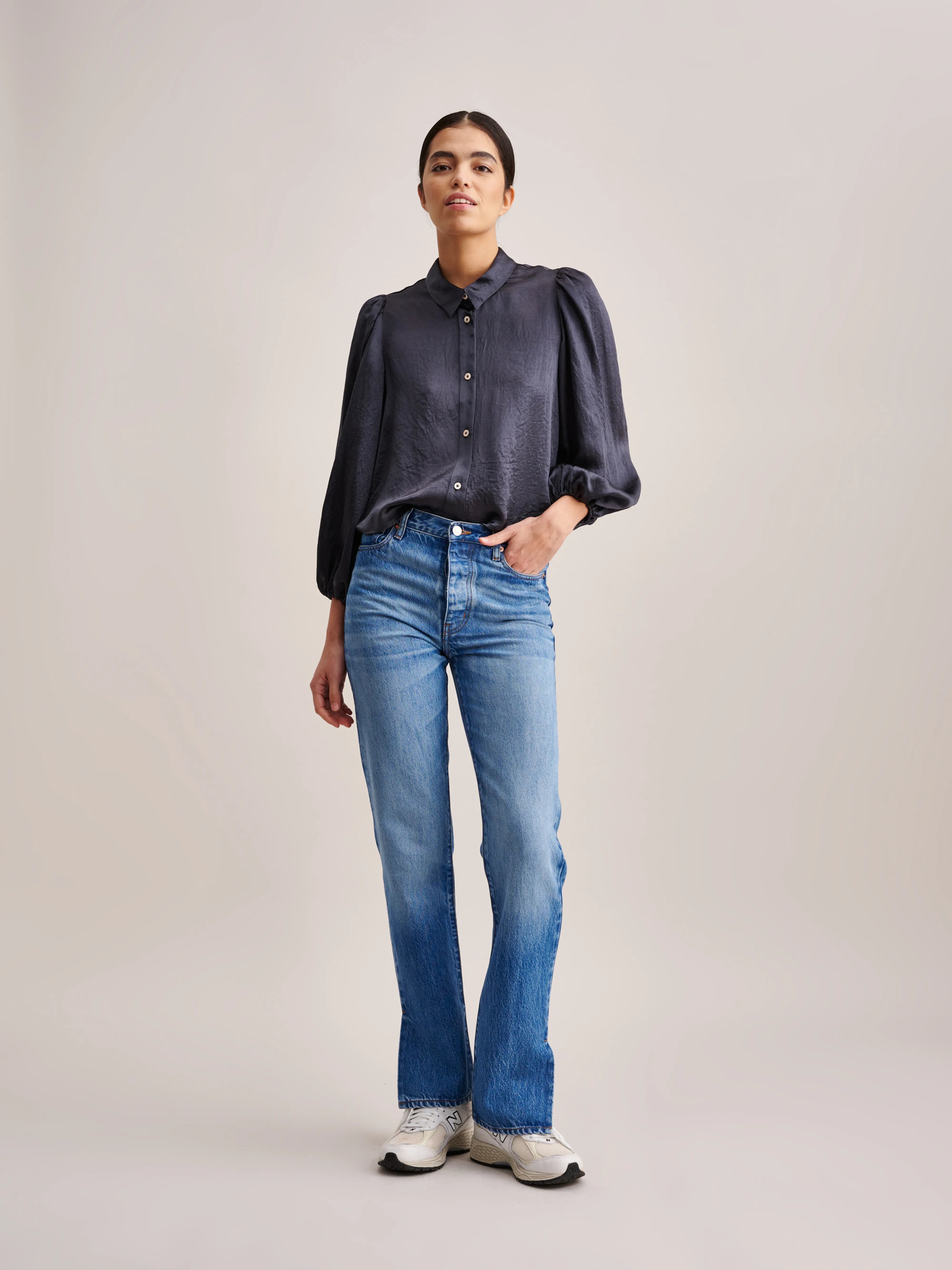 Jean Poundy - Vintage md blue Pour Femme | Bellerose