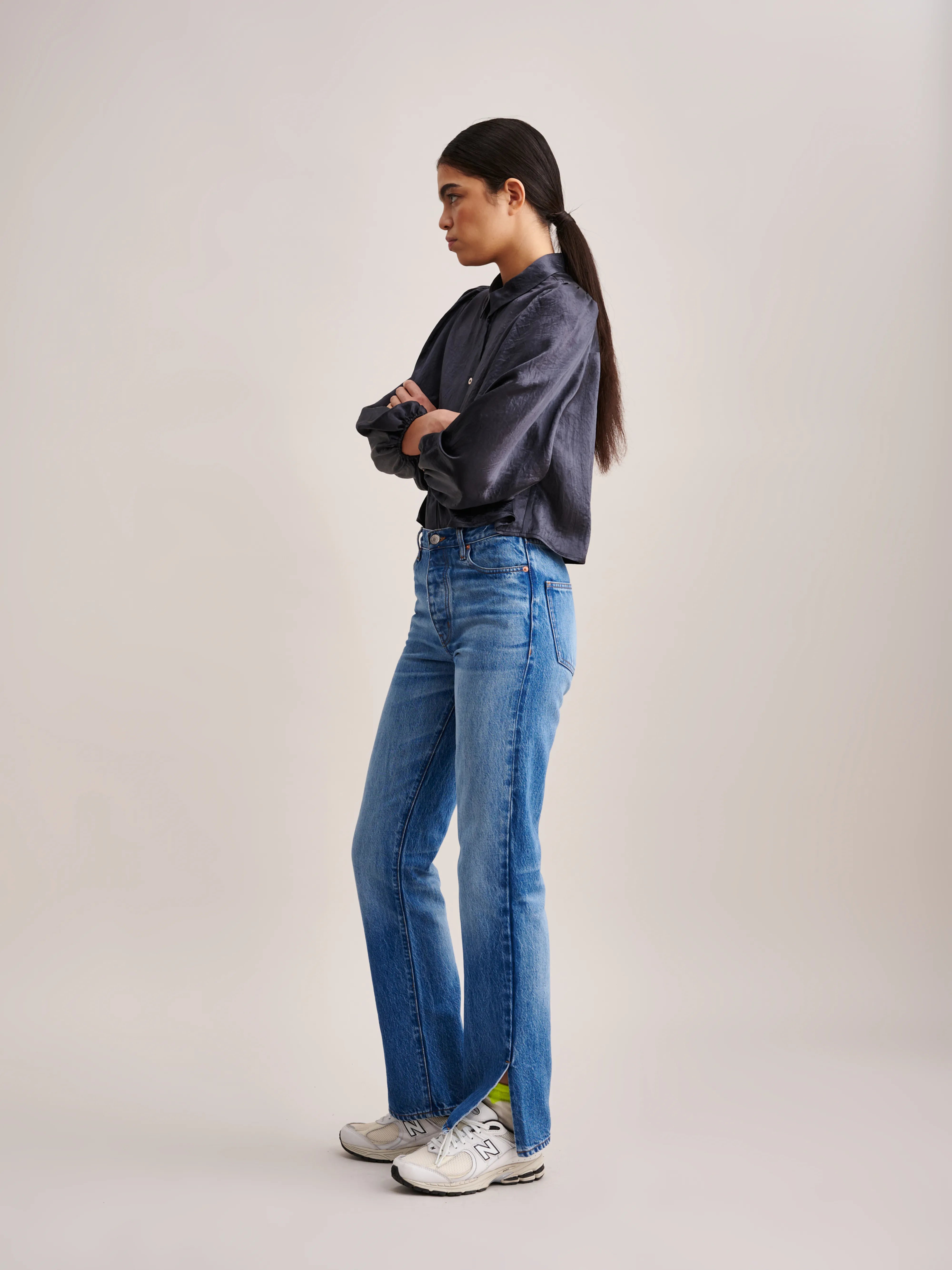 Jean Poundy - Vintage md blue Pour Femme | Bellerose