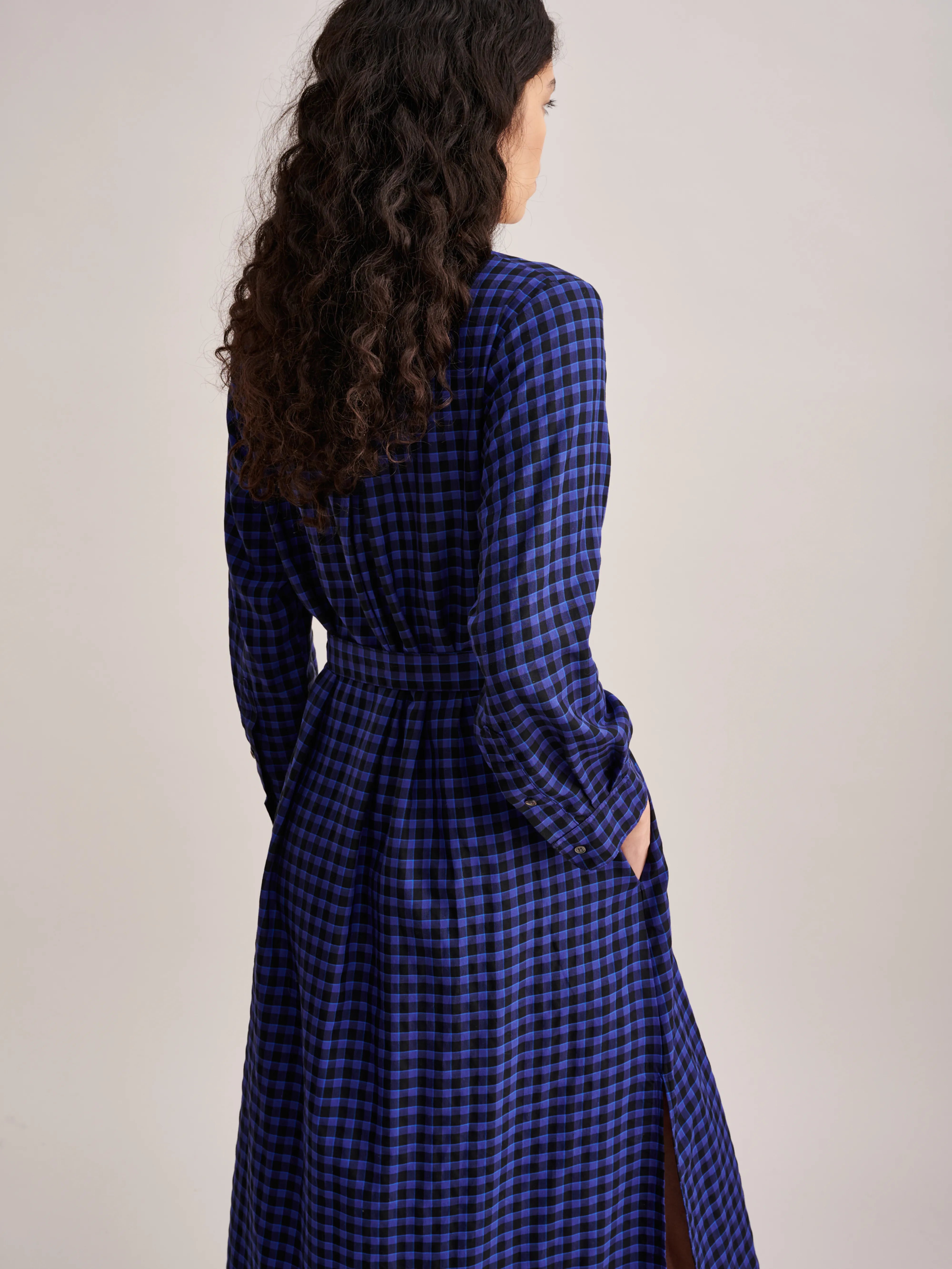 Robe Augusta - Black / Blueberry Pour Femme | Bellerose