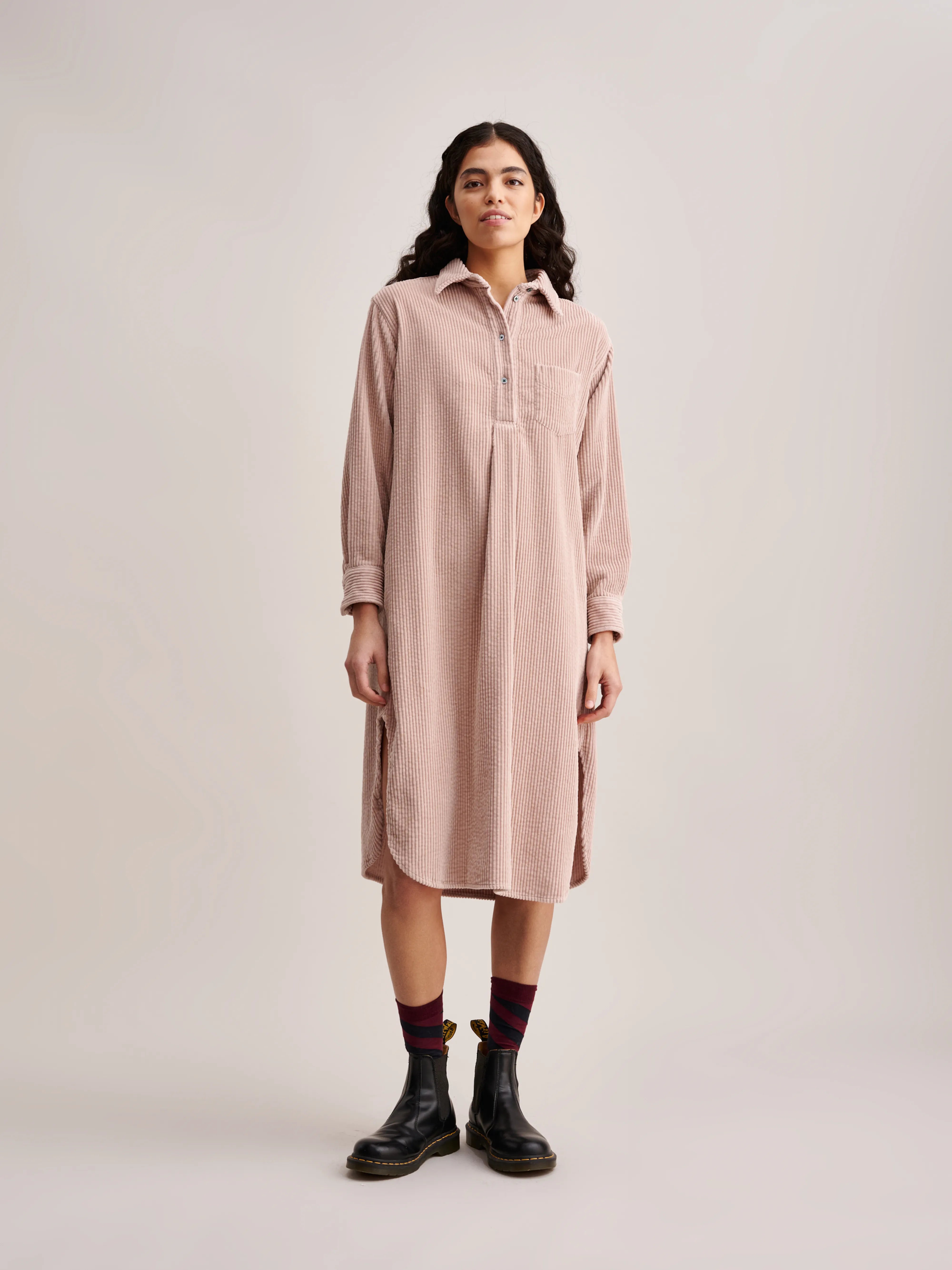 Gaby Dress - Nacre For Women | Bellerose