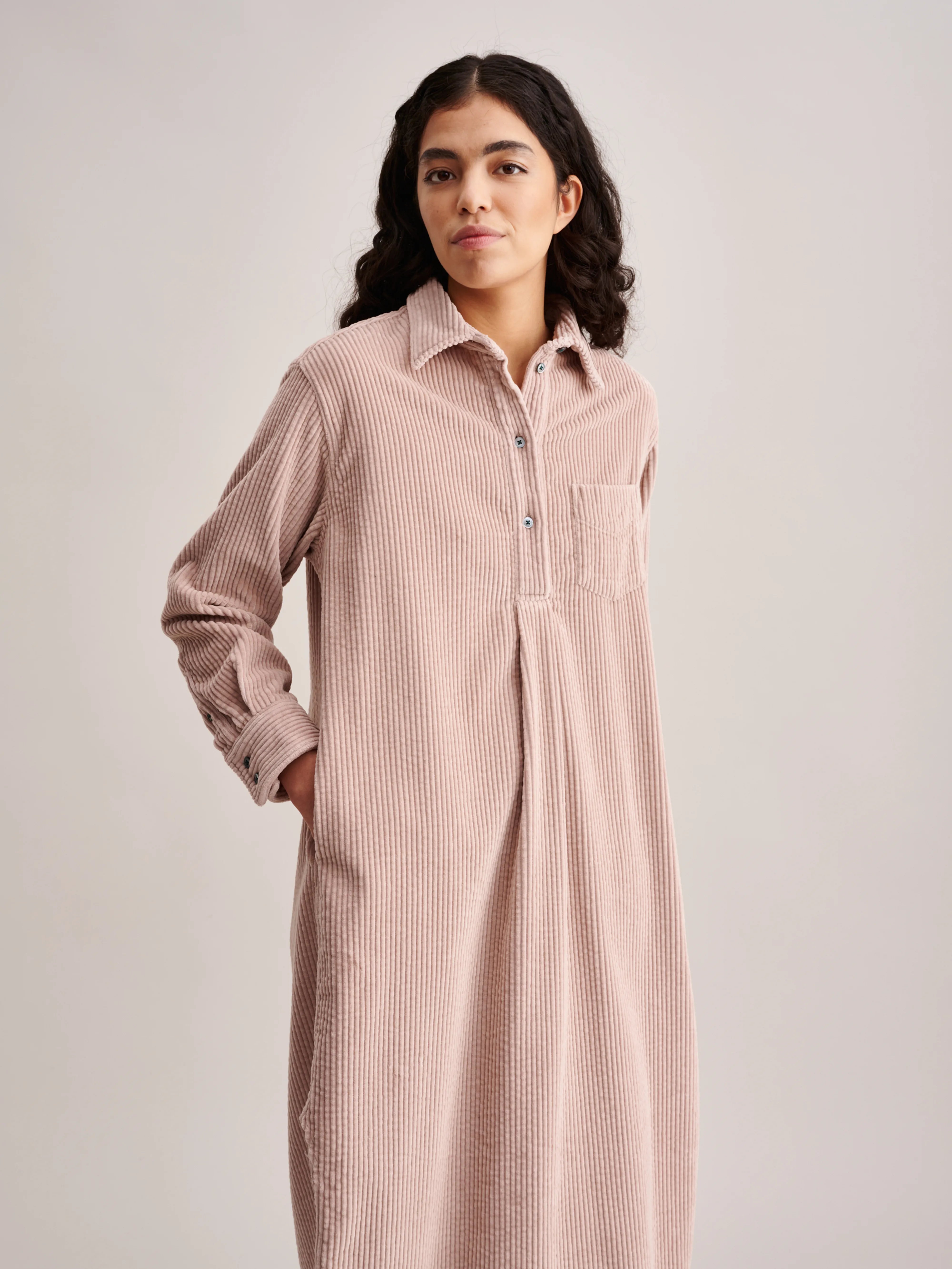 Robe Gaby - Nacre Pour Femme | Bellerose