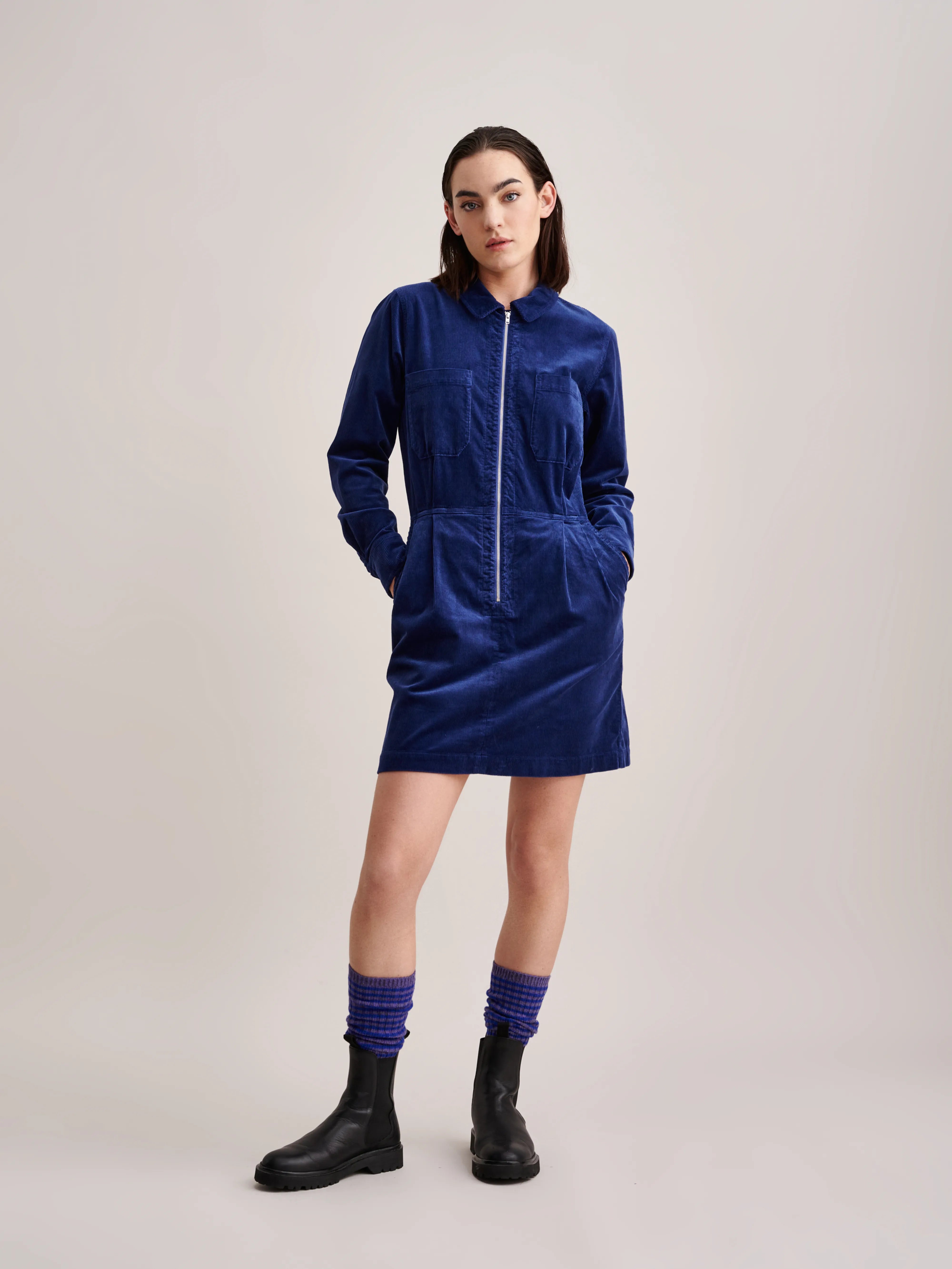 Robe Lucile - Worker Pour Femme | Bellerose