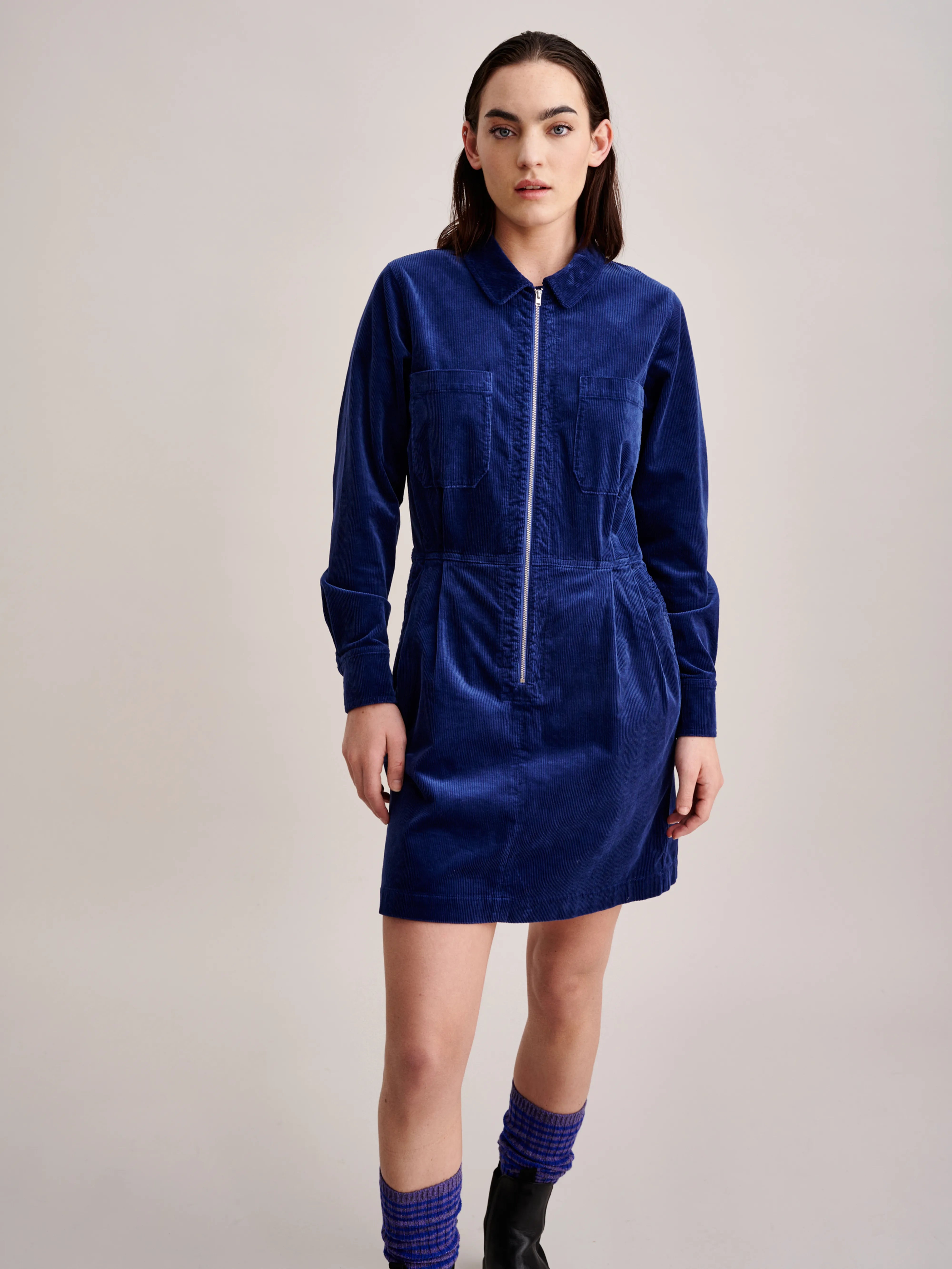 Robe Lucile - Worker Pour Femme | Bellerose