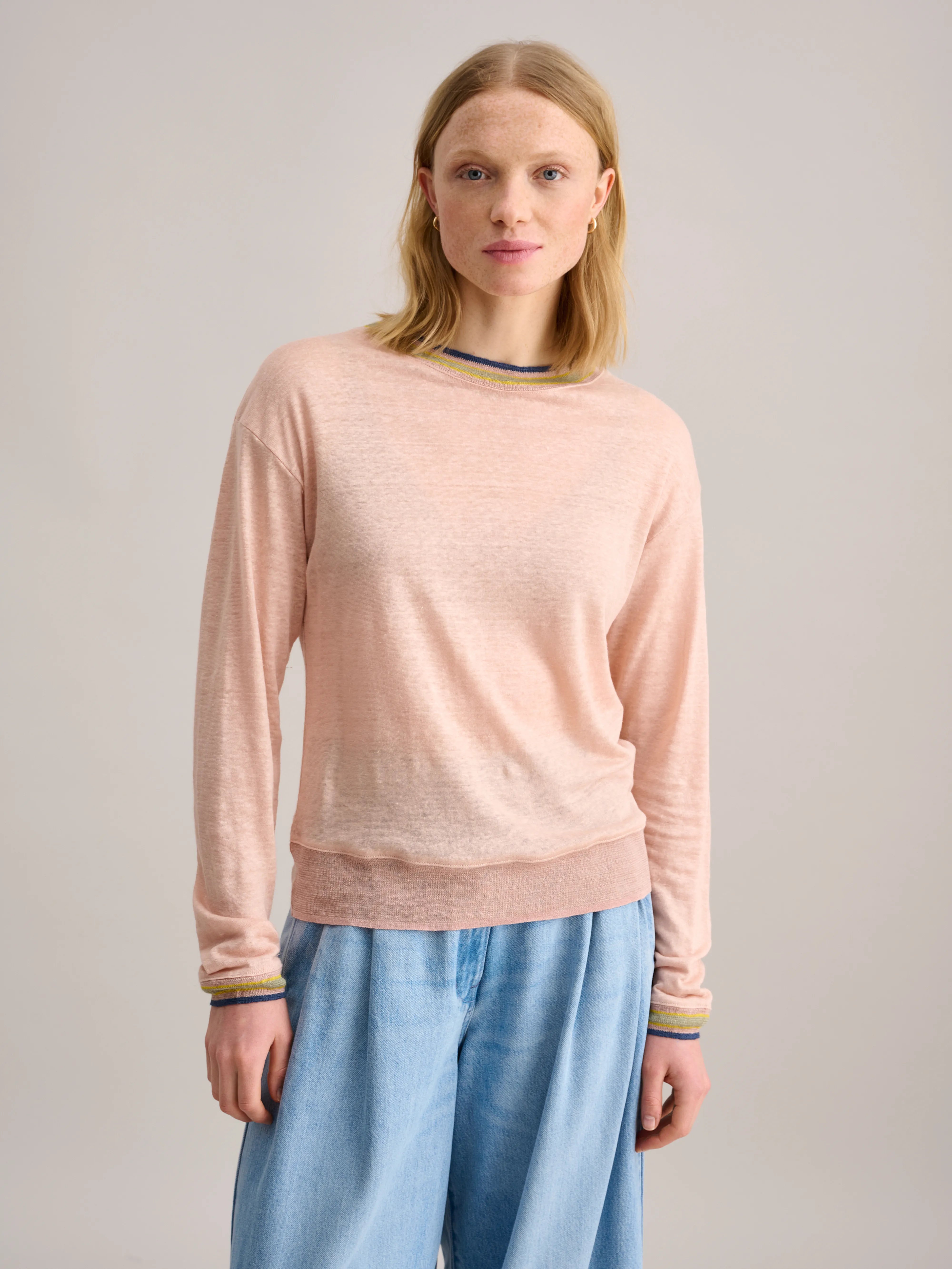 T-shirt Senia - Peche Pour Femme | Bellerose