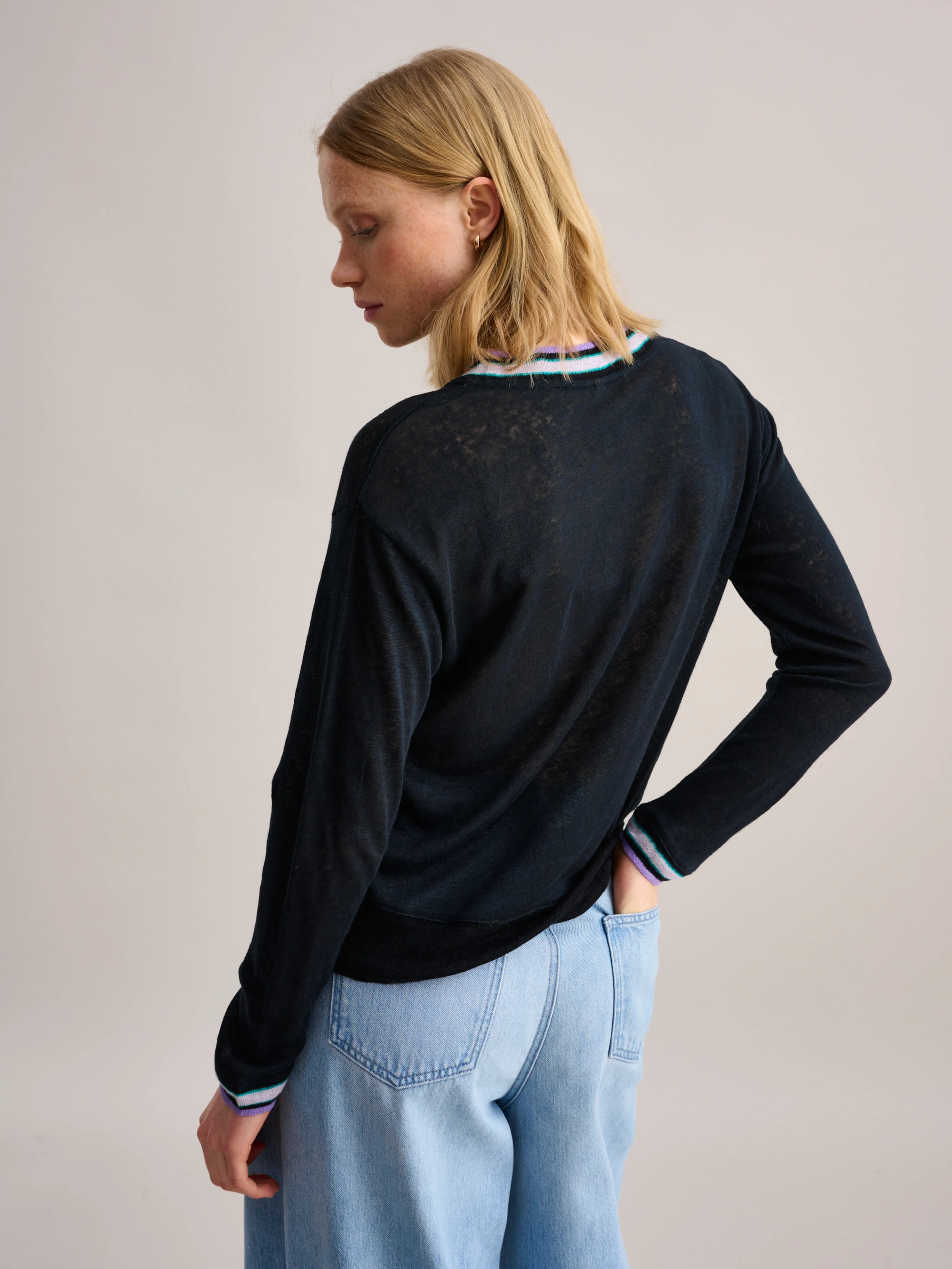 T-shirt Senia - Black beauty Pour Femme | Bellerose