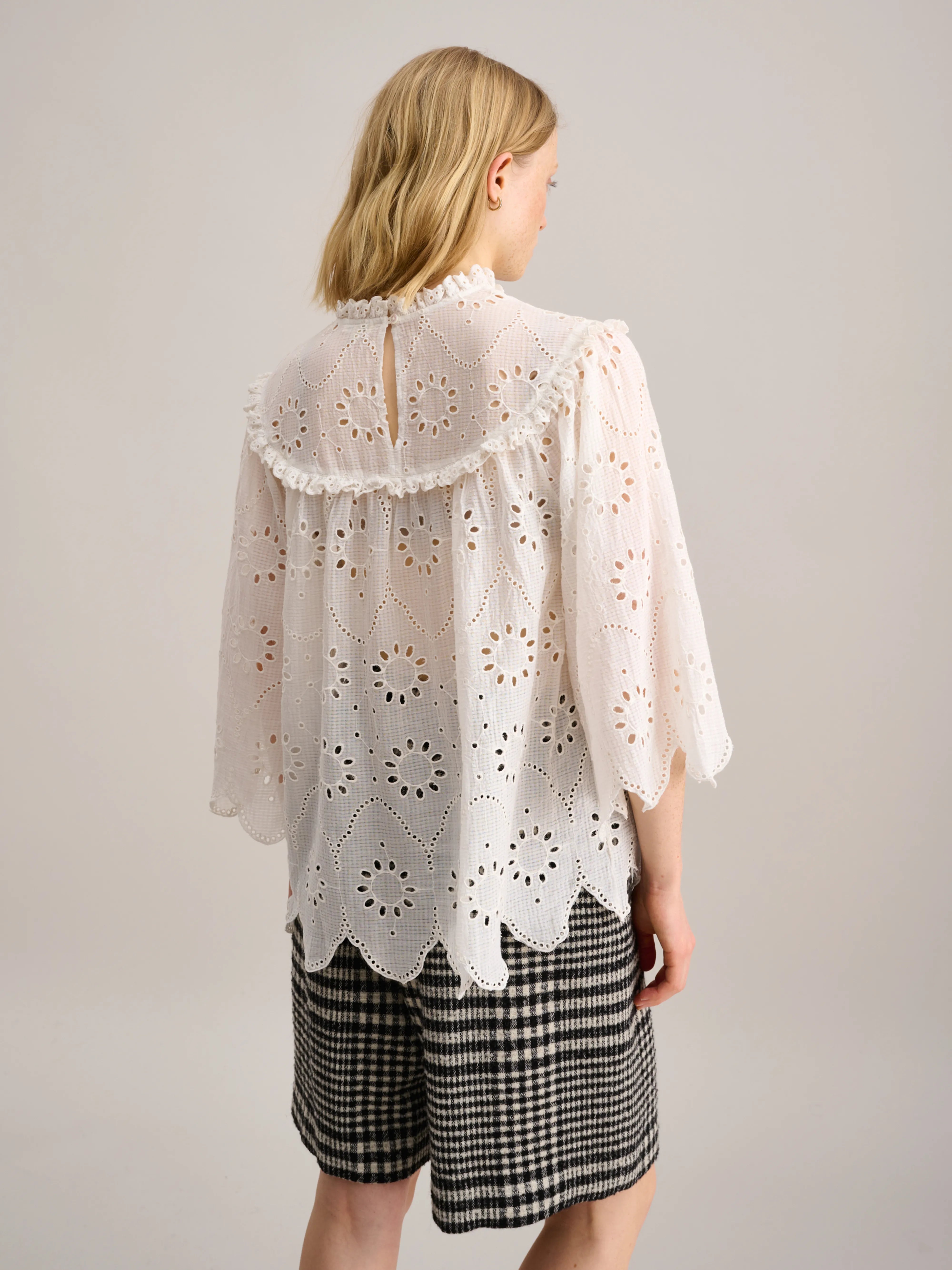 Calais Blouse - Natural Voor Dames | Bellerose