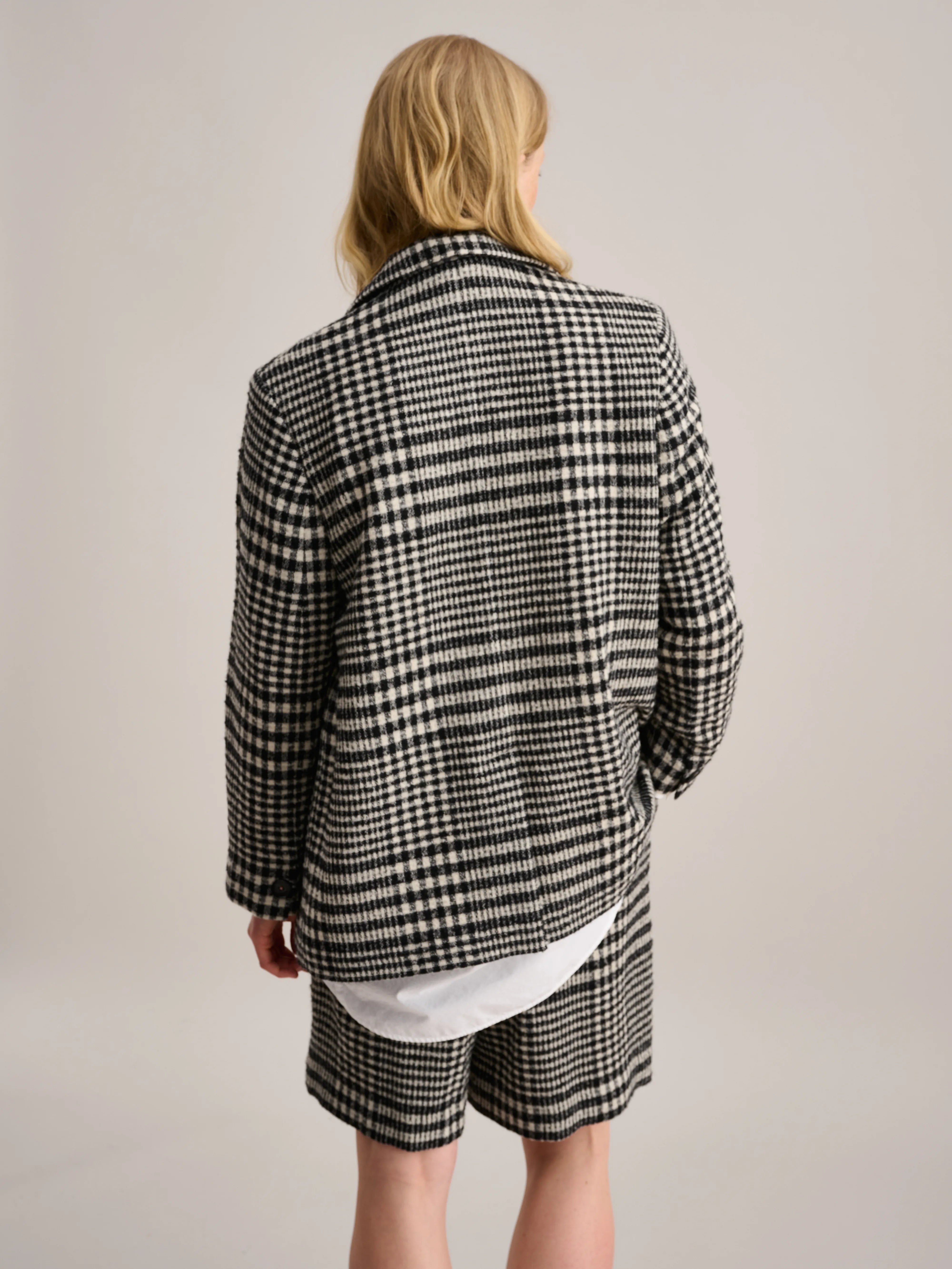 Veil Blazer - Ecru / Off black For Women | Bellerose