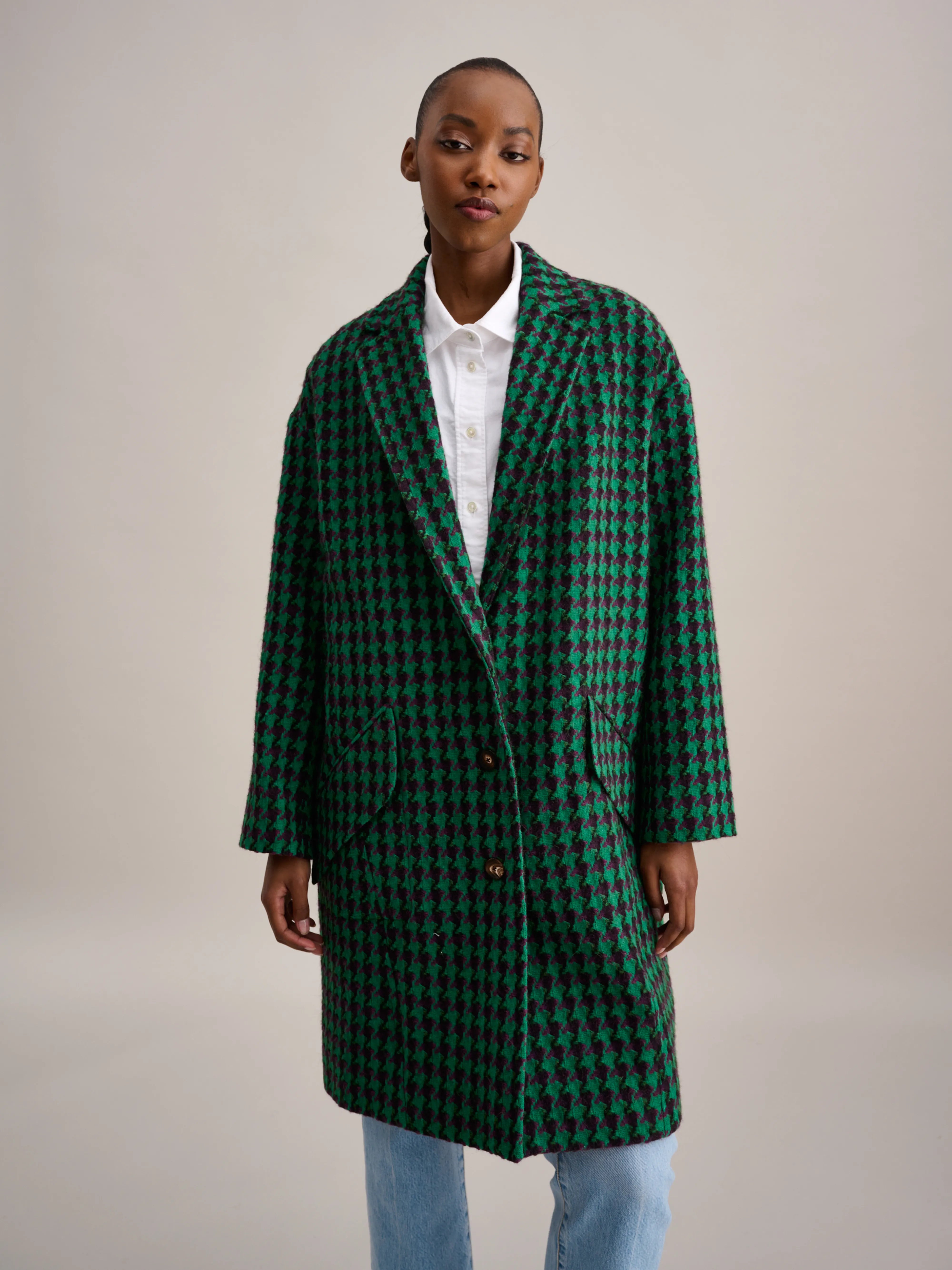 Claire Coat - Emerald For Women | Bellerose