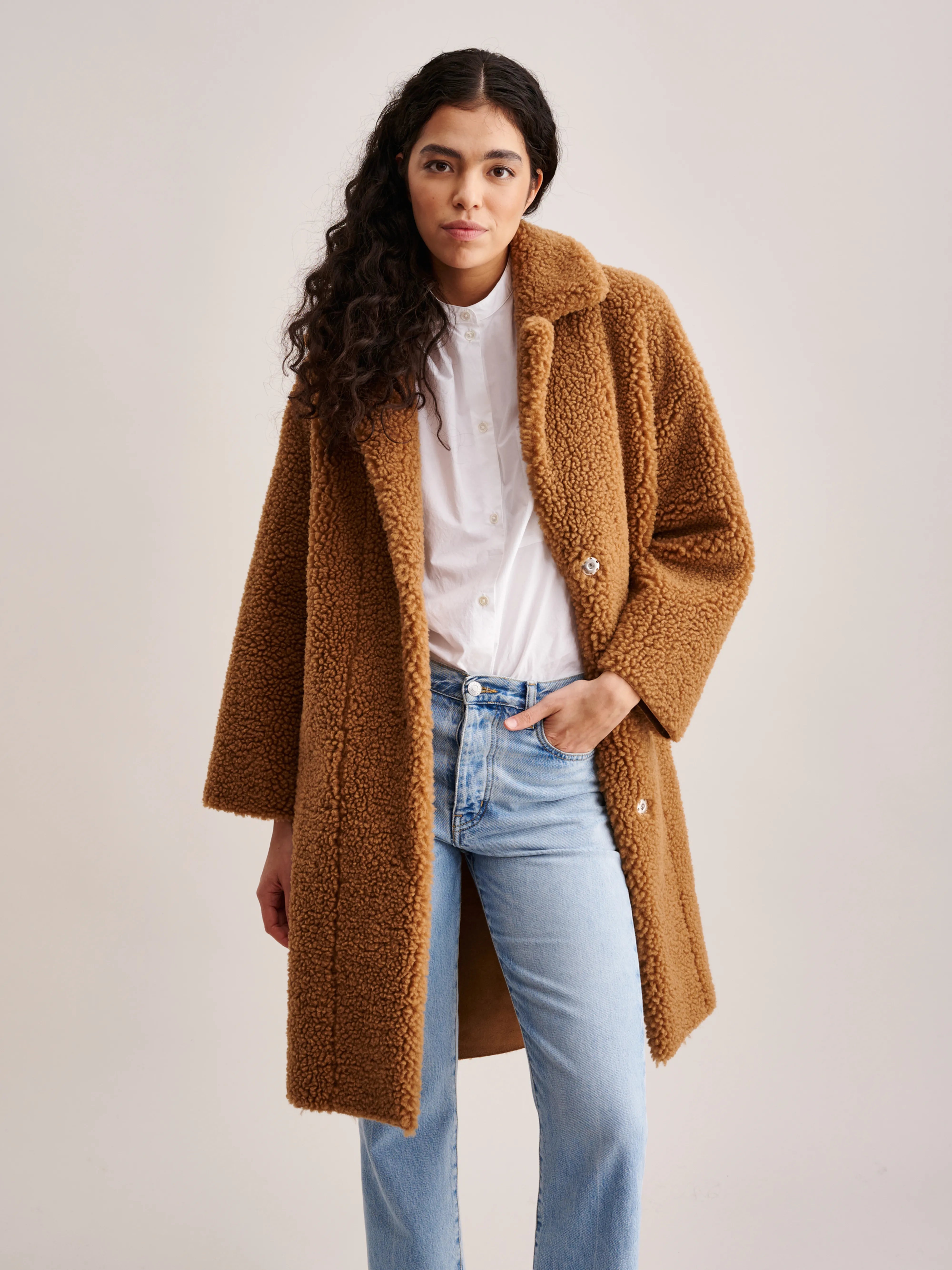 Manteau Edith - Praline Pour Femme | Bellerose