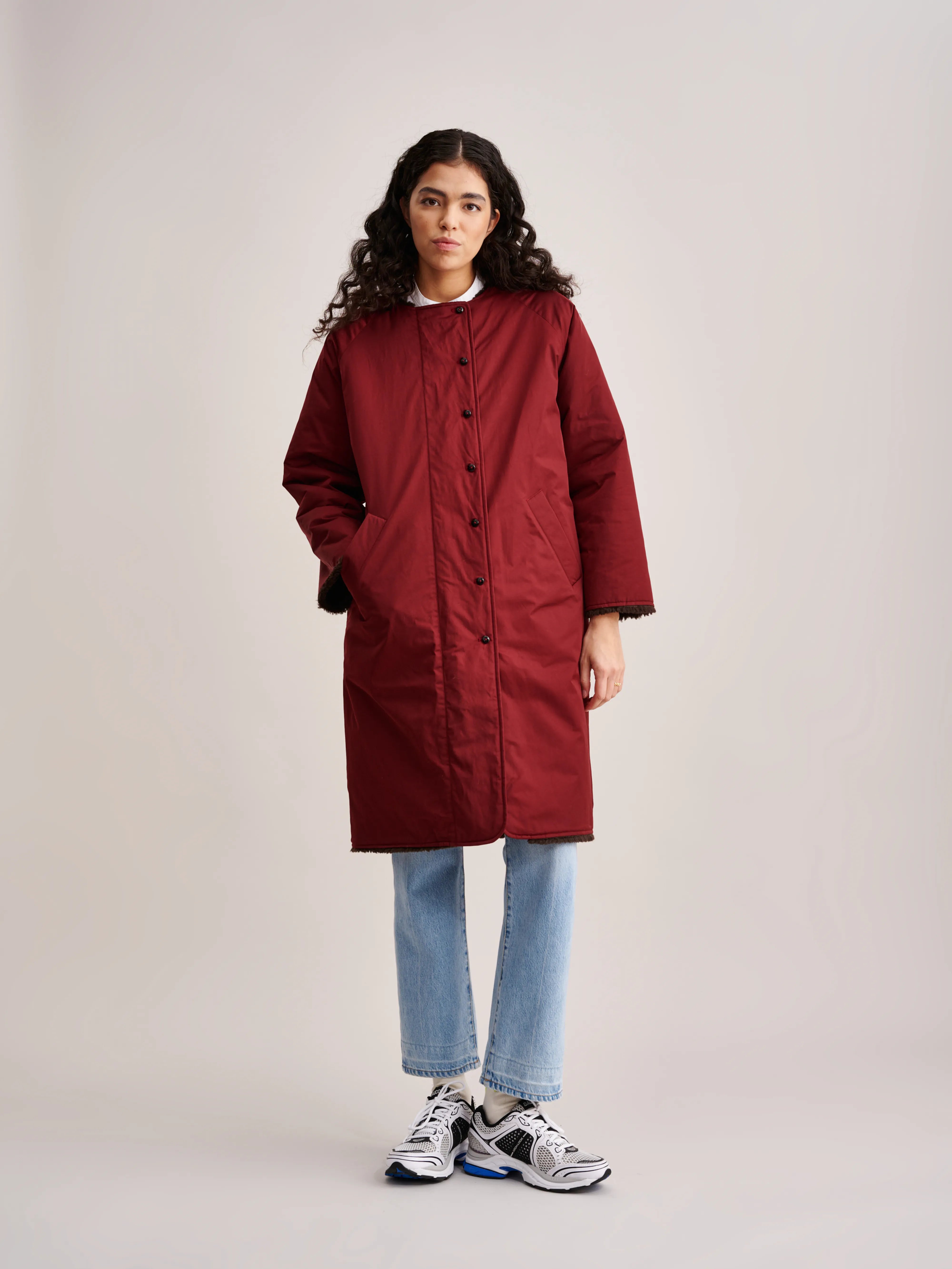 Hanky Coat - Dried tomato For Women | Bellerose