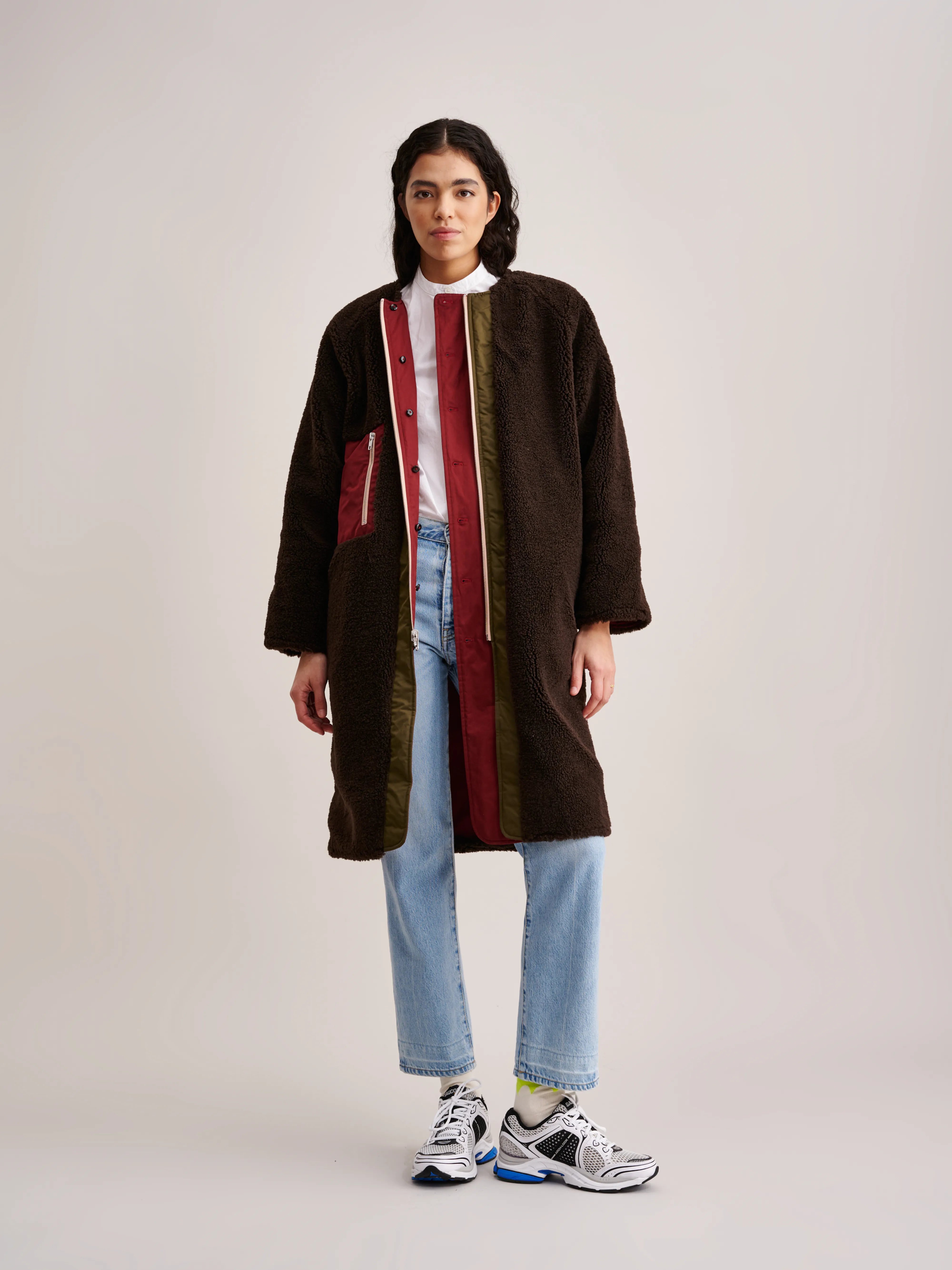 Manteau Hanky - Dried tomato Pour Femme | Bellerose