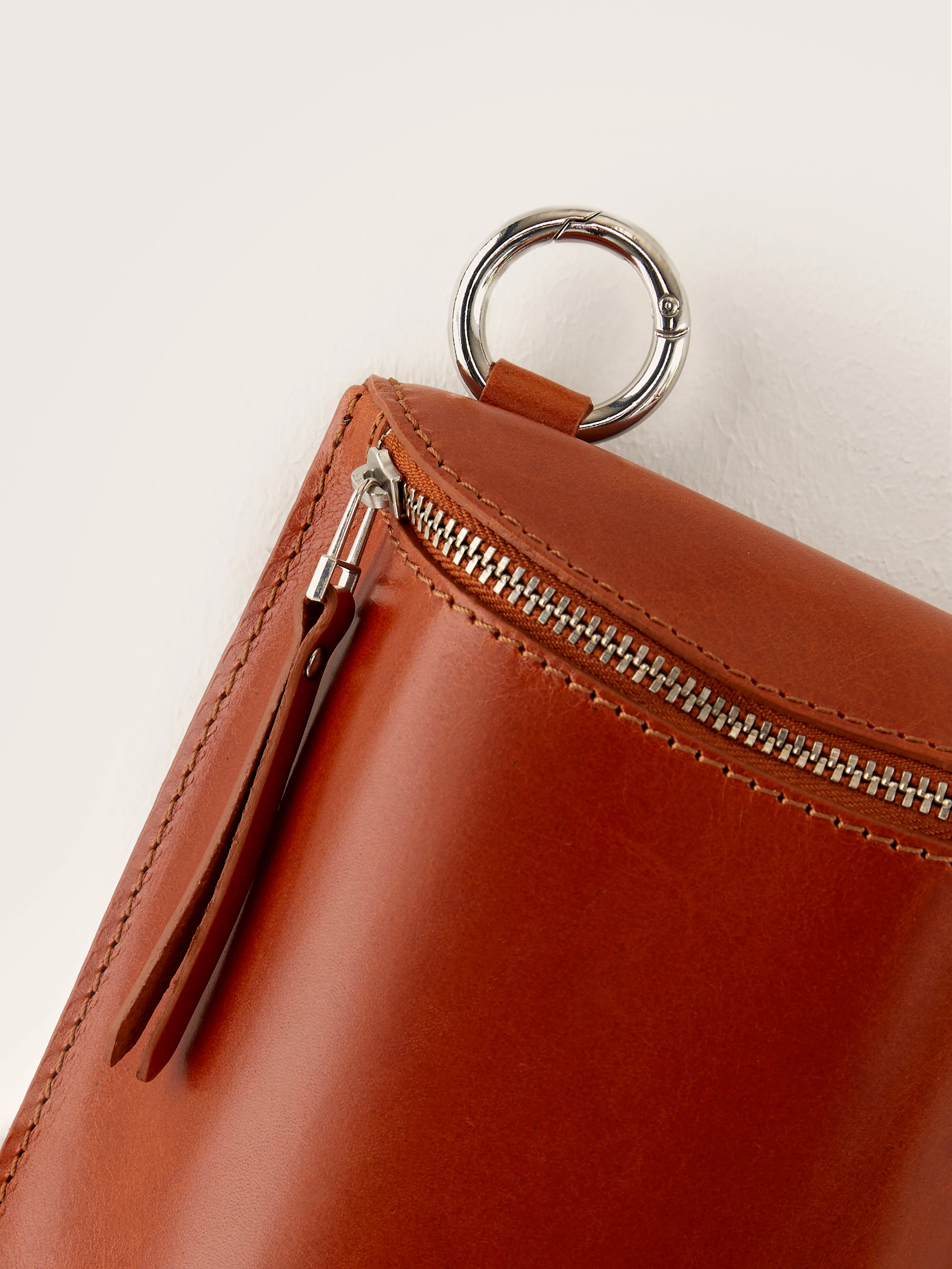 Shone mini zip-tas (242 / W / COGNAC)