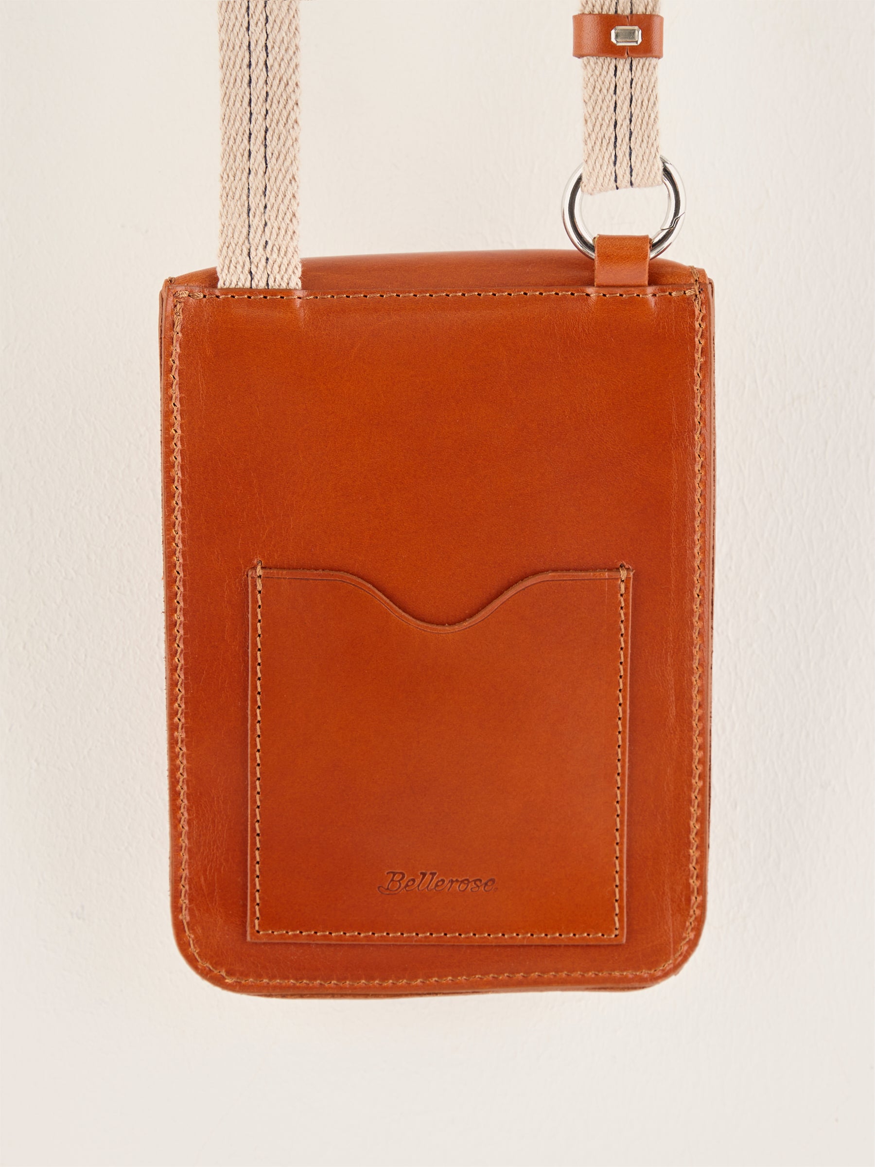 Shone zip-top mini bag (242 / W / COGNAC)