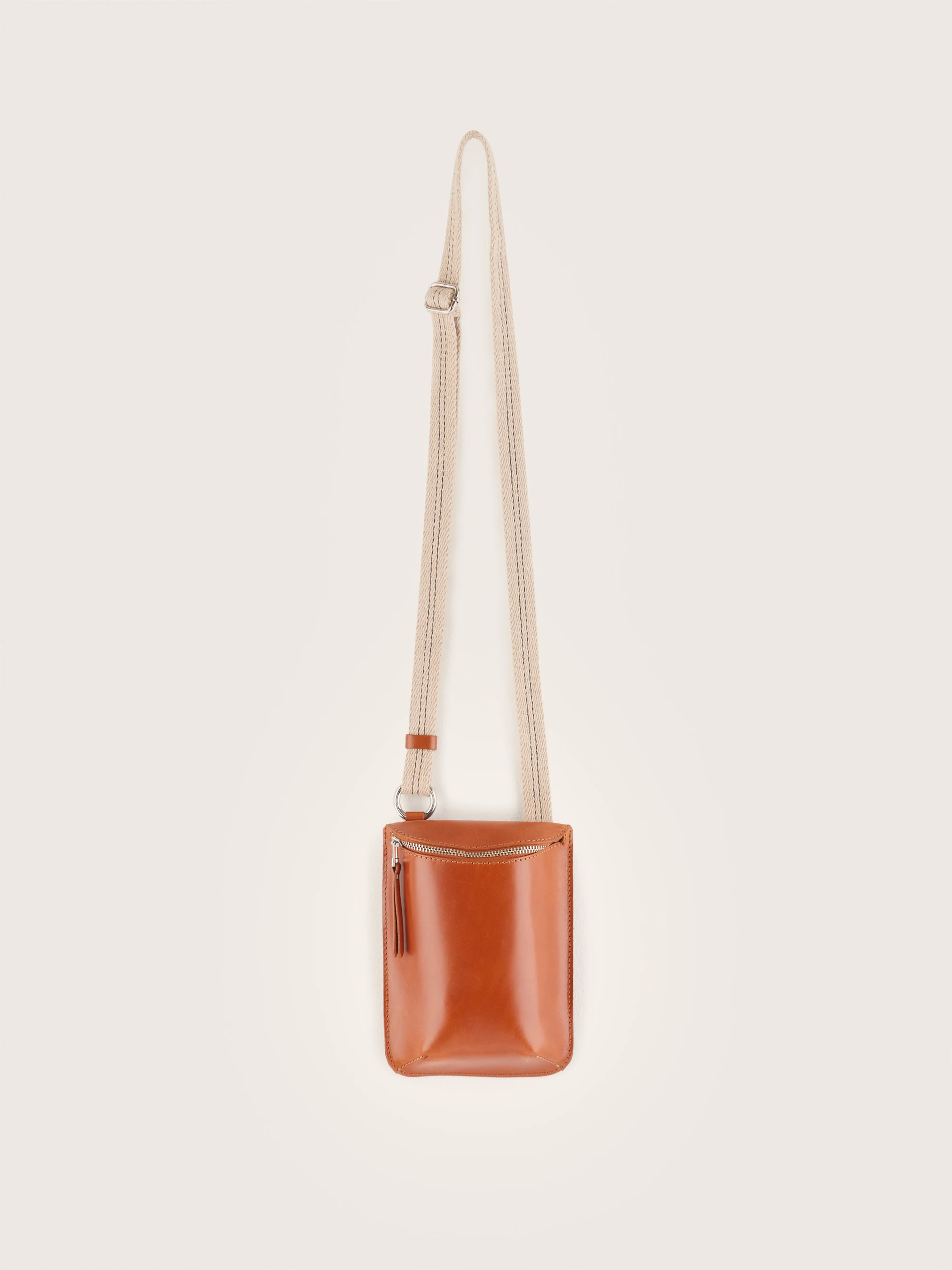 Mini Sac Zippé Shone - Cognac Pour Femme | Bellerose