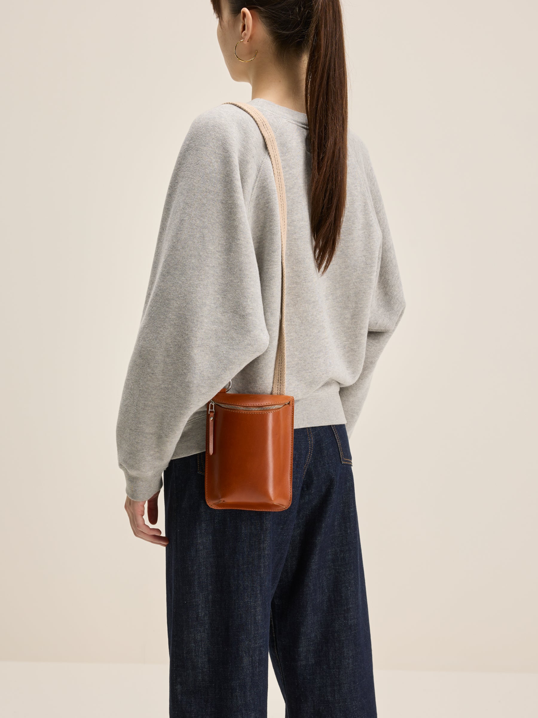 Shone Zip-top Mini Bag - Cognac For Women | Bellerose