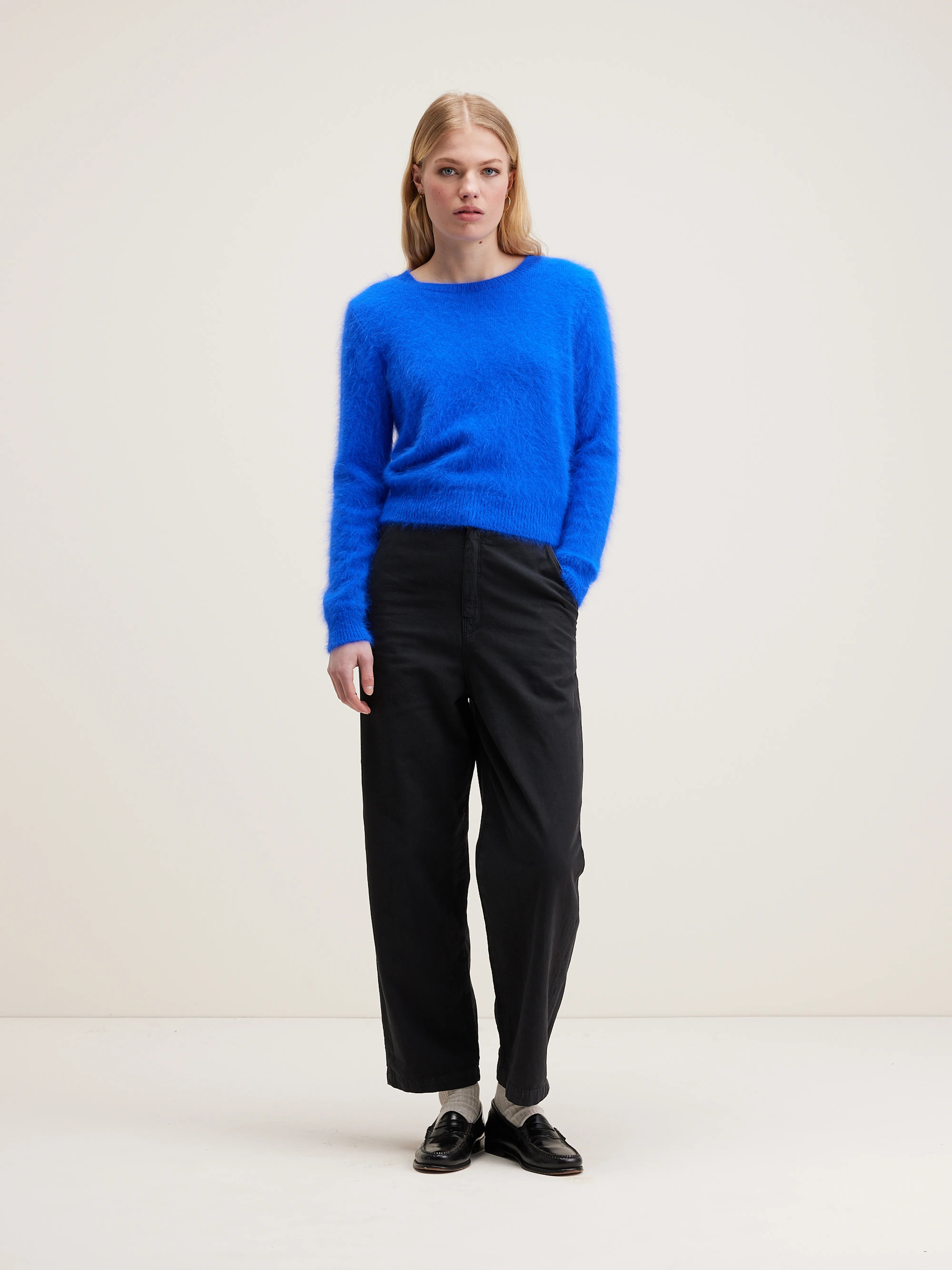 Datti Angora-blend Sweater - Lazuli For Women | Bellerose