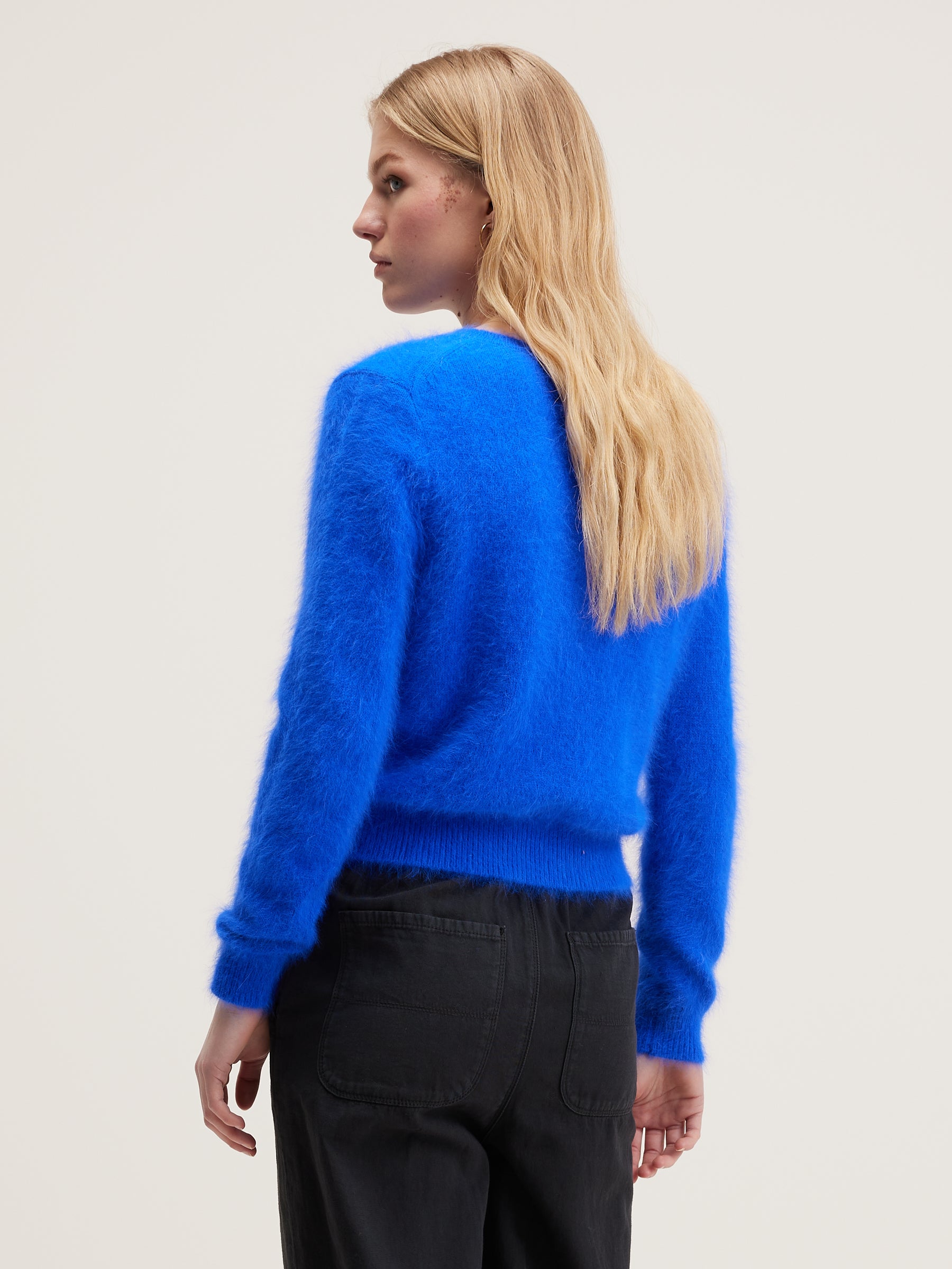 Datti Angora-blend Sweater - Lazuli For Women | Bellerose