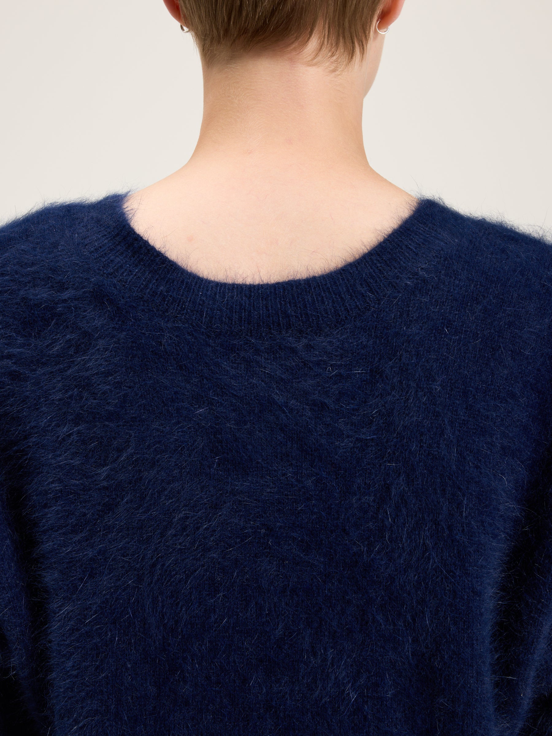 Datair Angora-blend Cardigan - Navy For Women | Bellerose