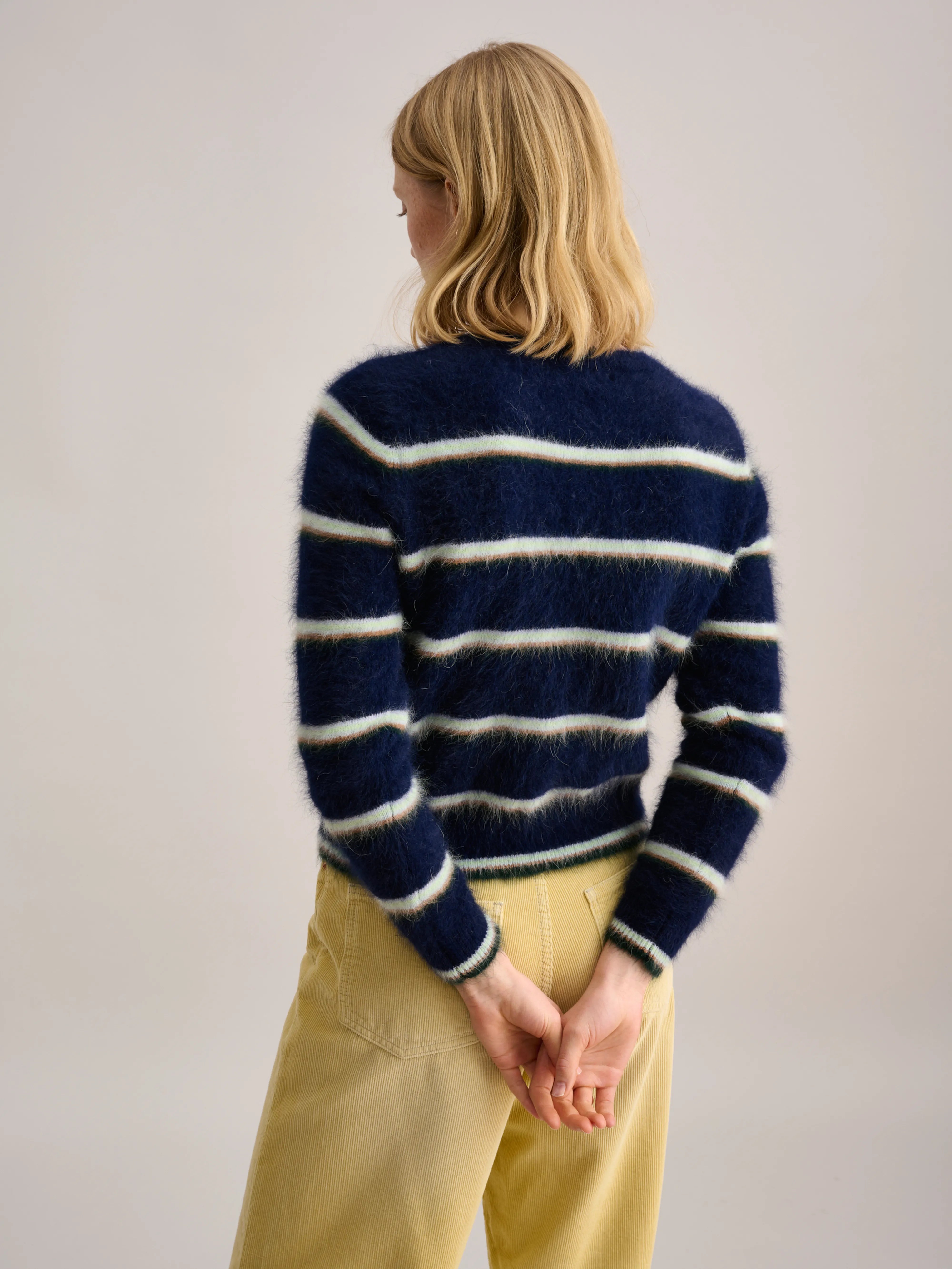 Pull Dattor - Blue dew / Ice / Navy Pour Femme | Bellerose