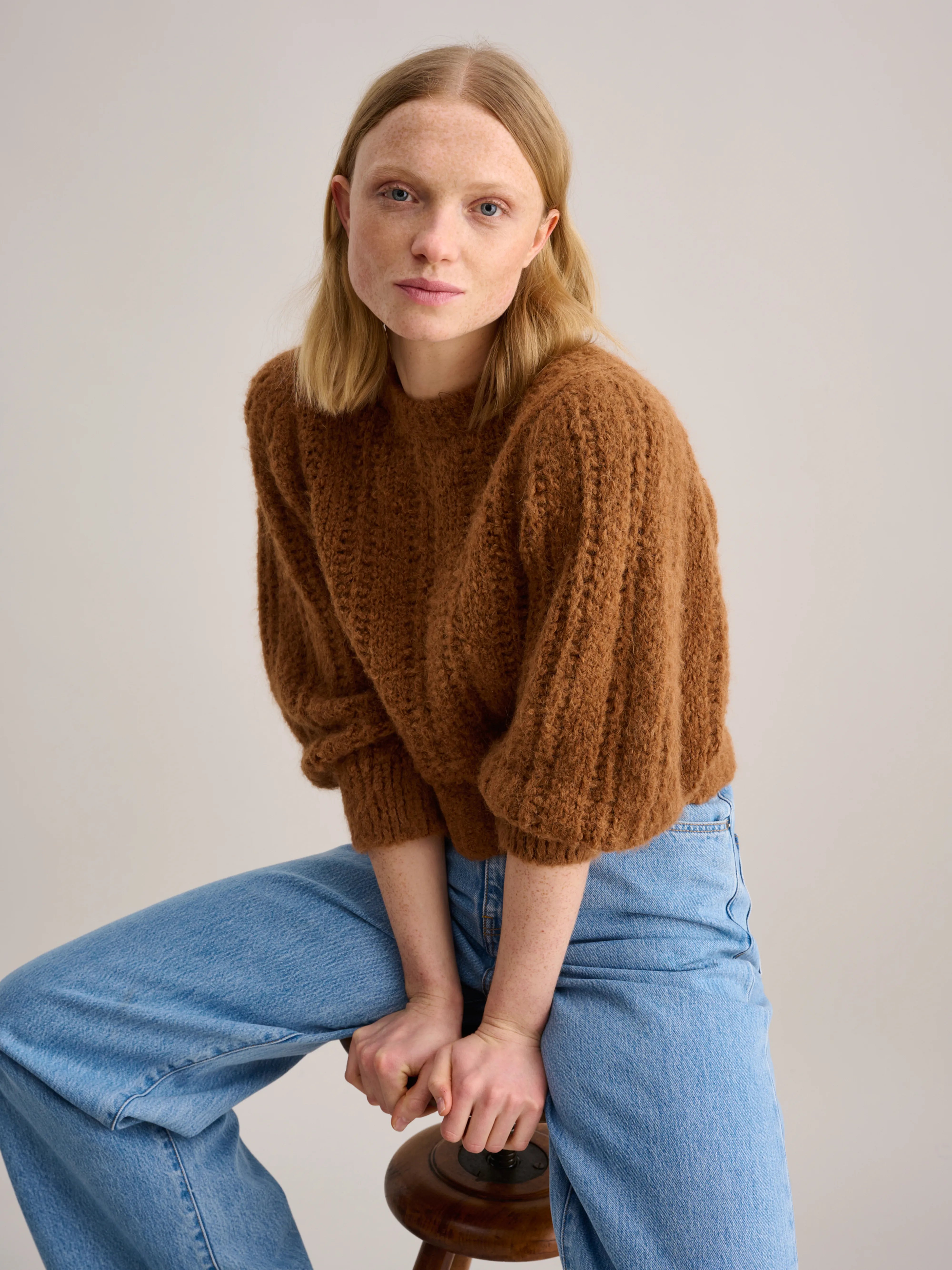 Pull Abohy - Brown sugar Pour Femme | Bellerose