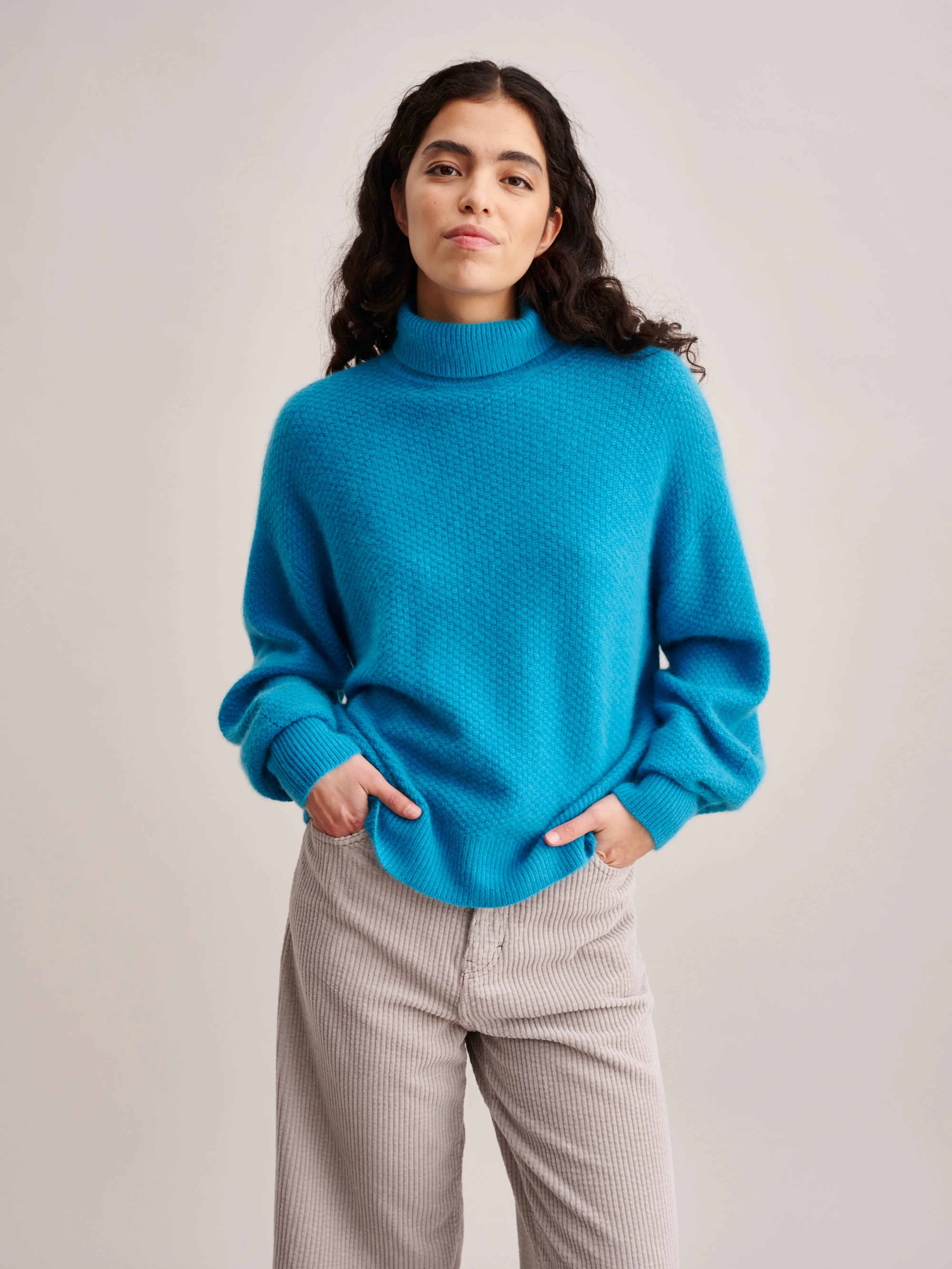 Pull Duky - Turquoise Pour Femme | Bellerose