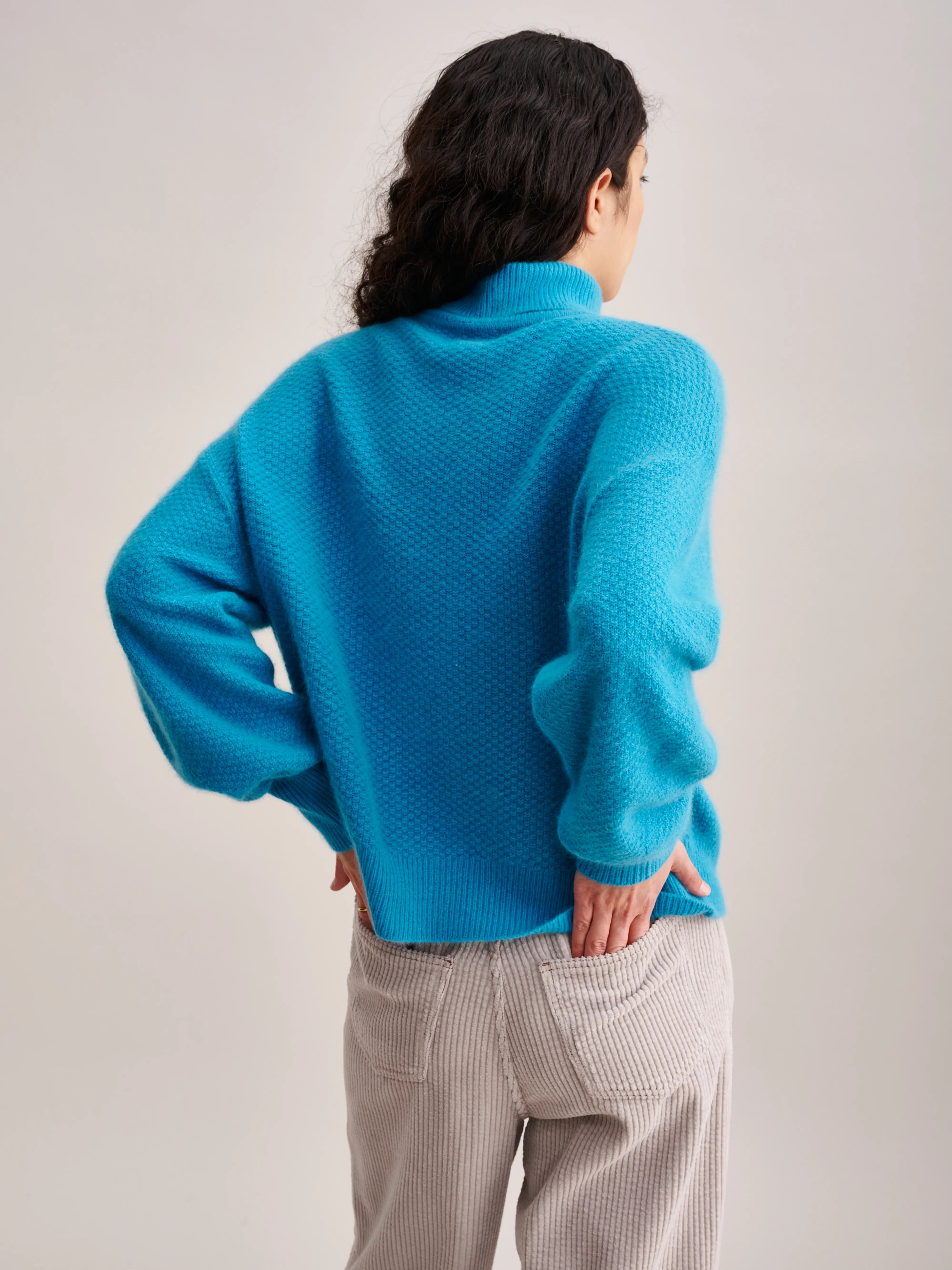 Pull Duky - Turquoise Pour Femme | Bellerose