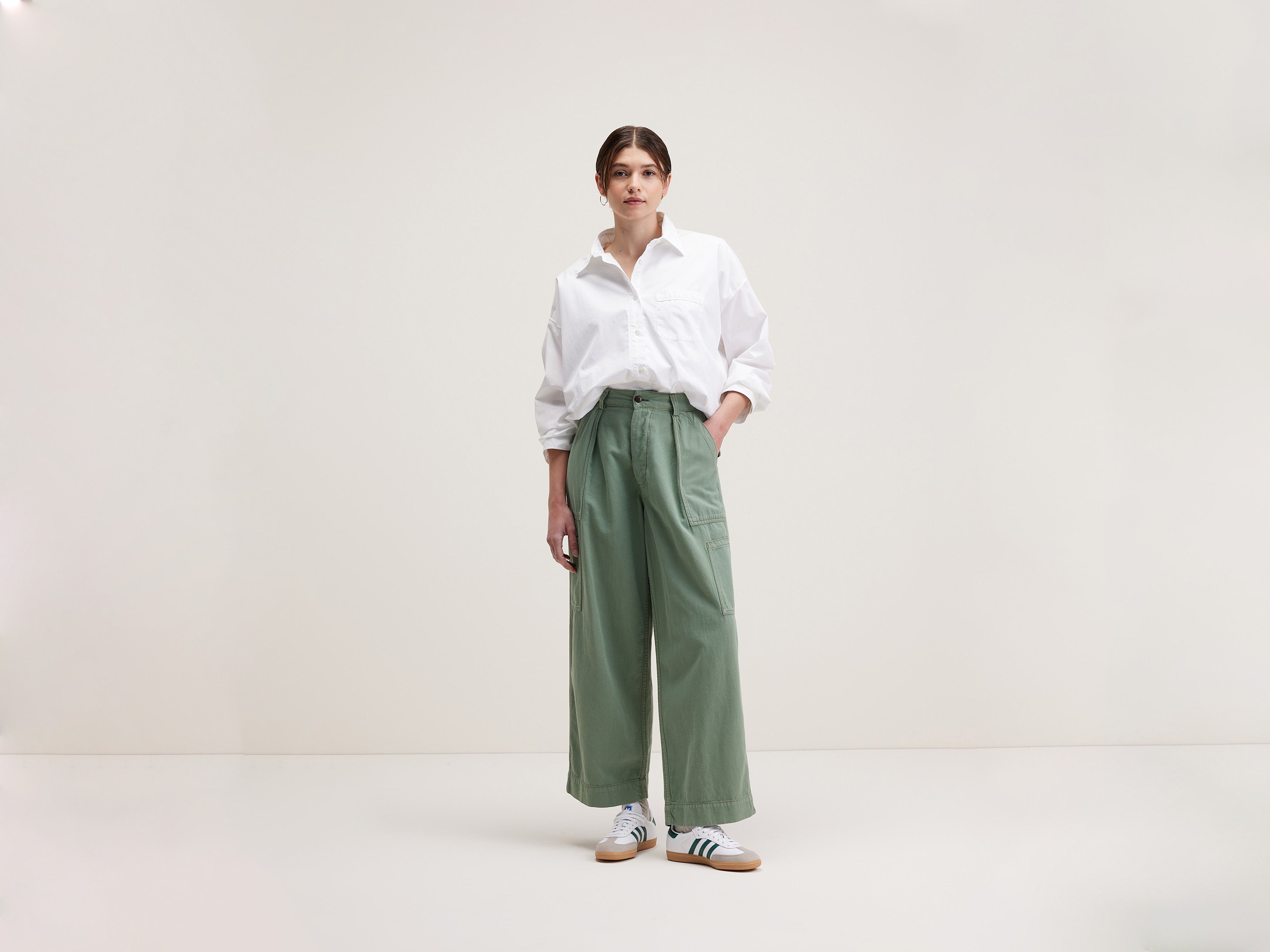 Pantalon cargo Pepin (242 / W / EUCALYPTUS)