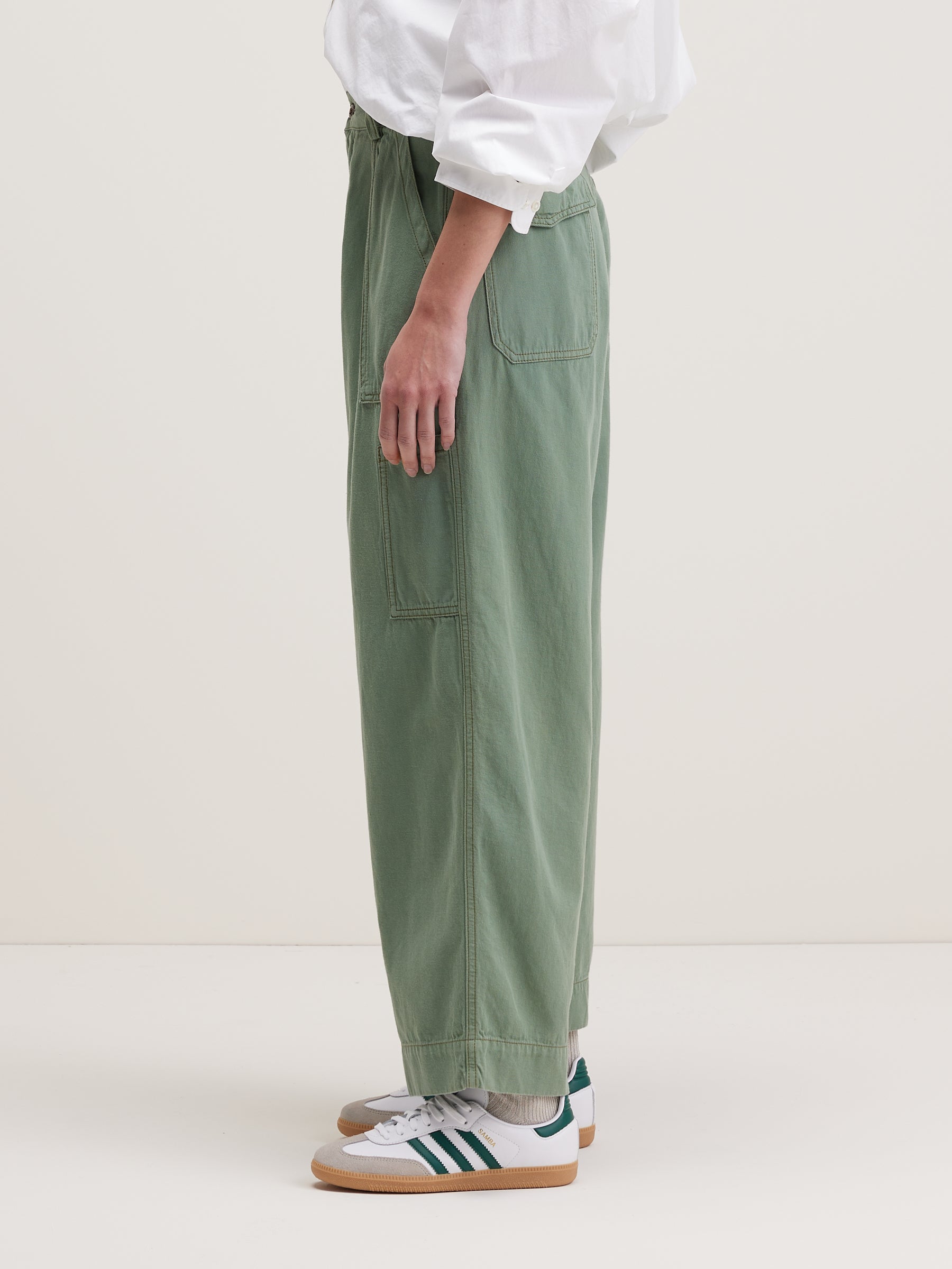 Pantalon Cargo Pepin - Eucalyptus Pour Femme | Bellerose