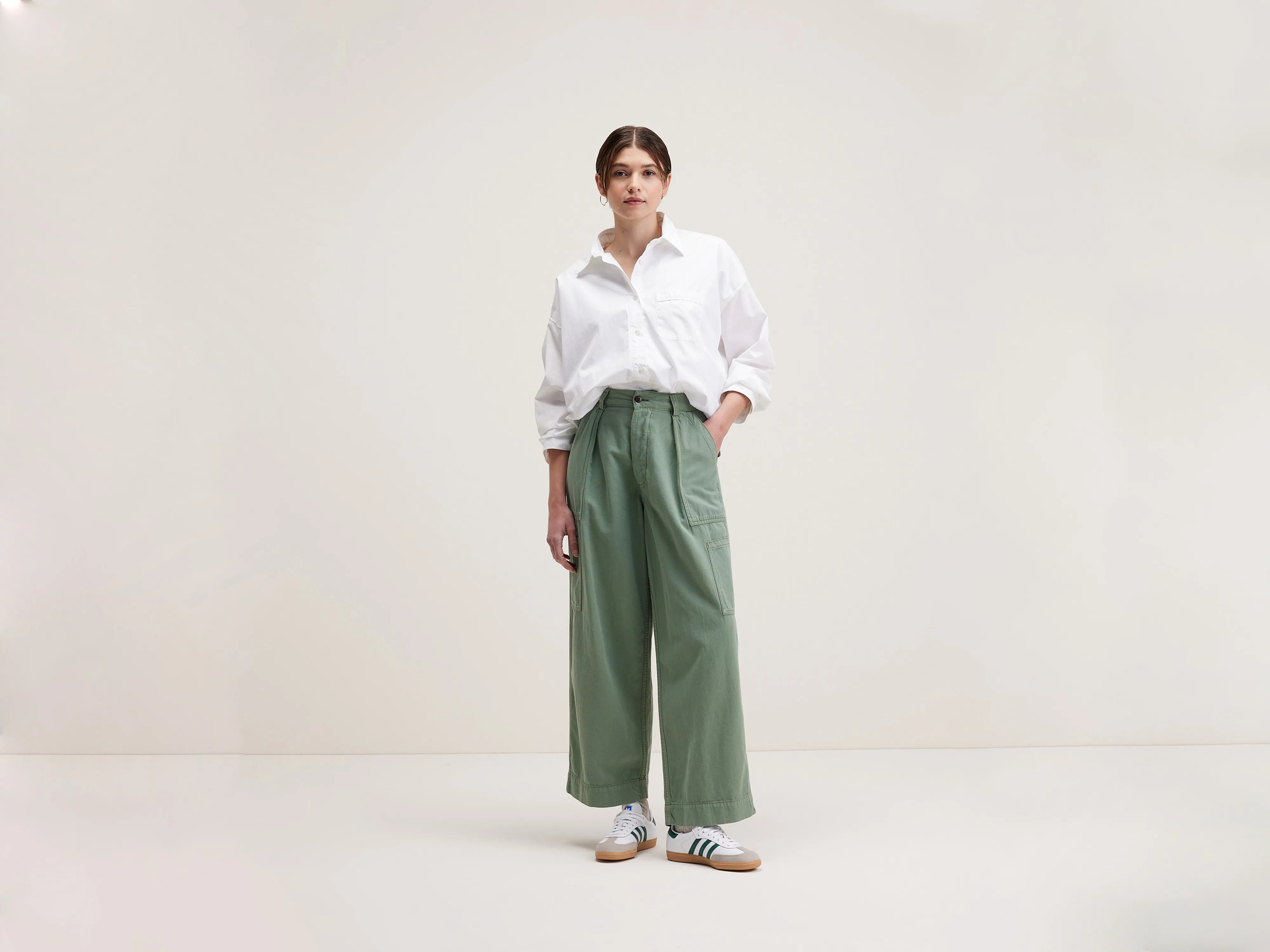 Pepin cargo trousers (242 / W / EUCALYPTUS)