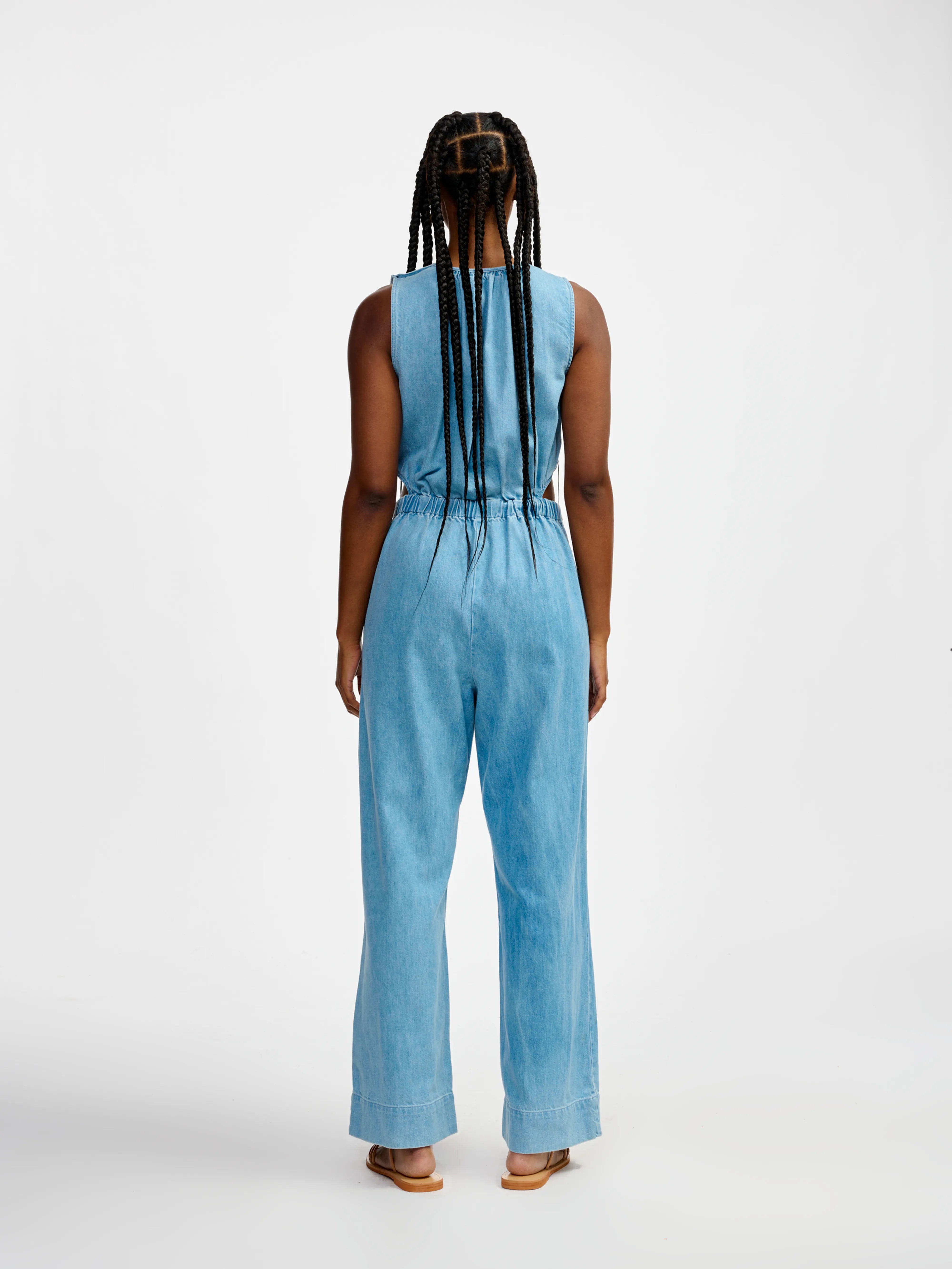 papaye jumpsuit (241 / W / LT BLUE BLEACH)
