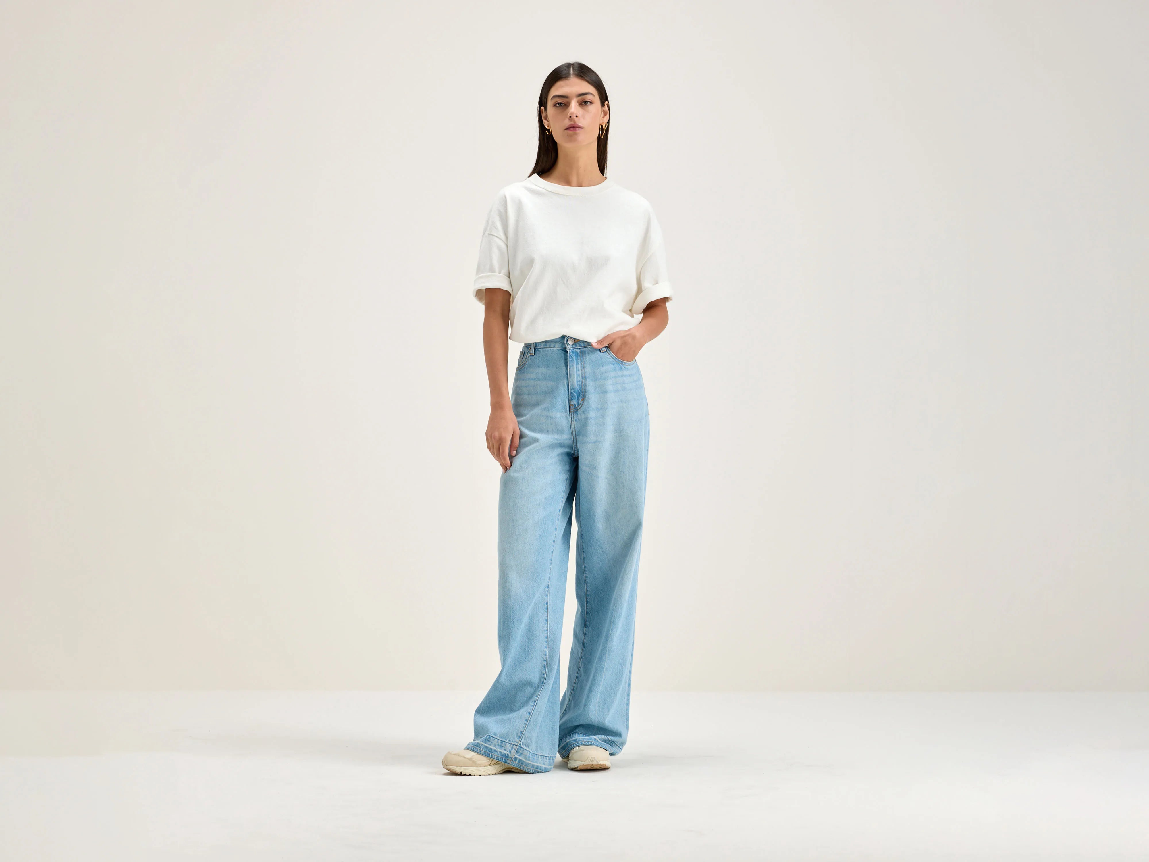 Denim N. 64 wide Jeans (242 / W / VINTAGE LT BLUE)