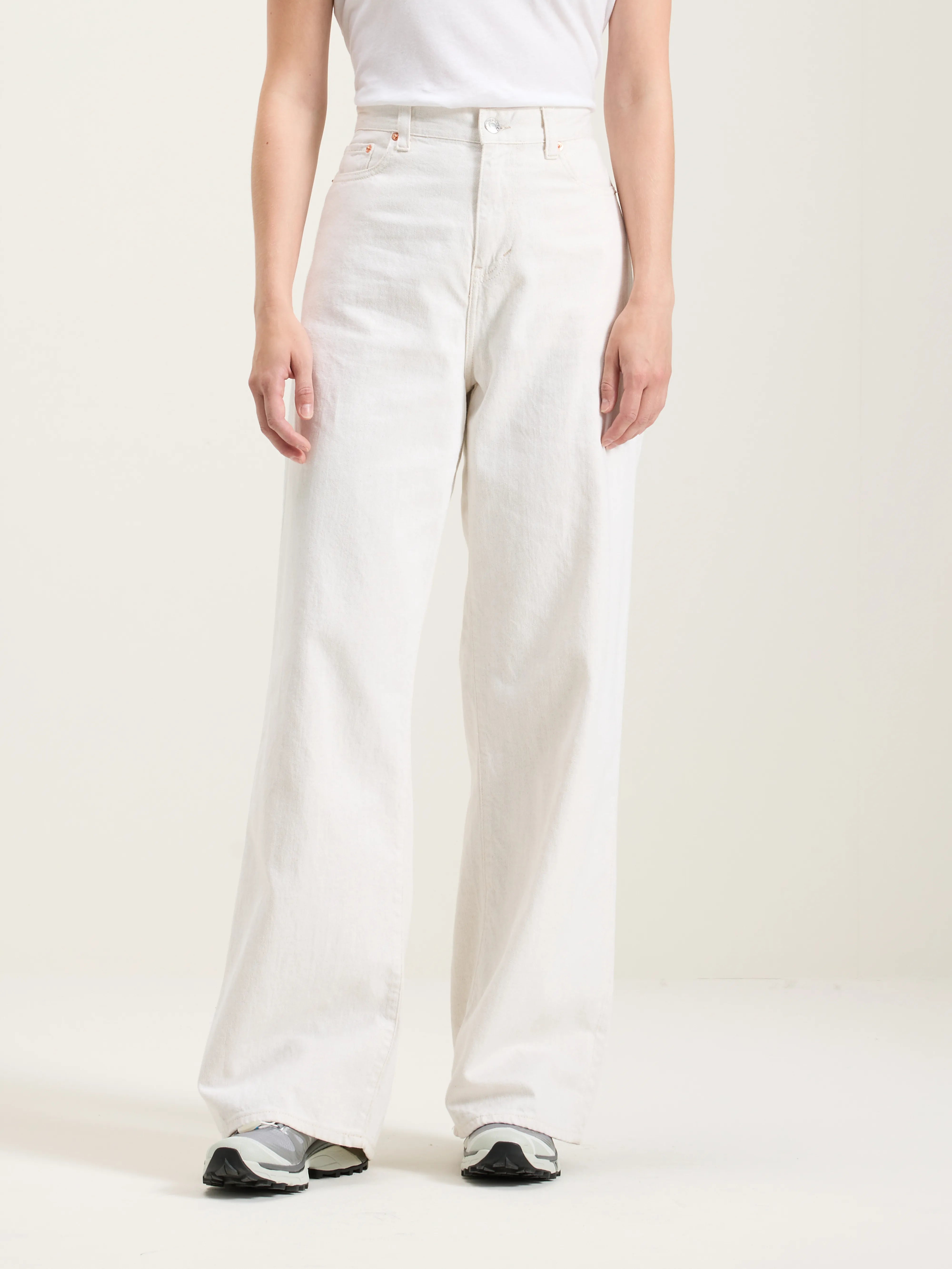 Denim N. 64 wijde jeans (242 / W / VINTAGE WHITE)