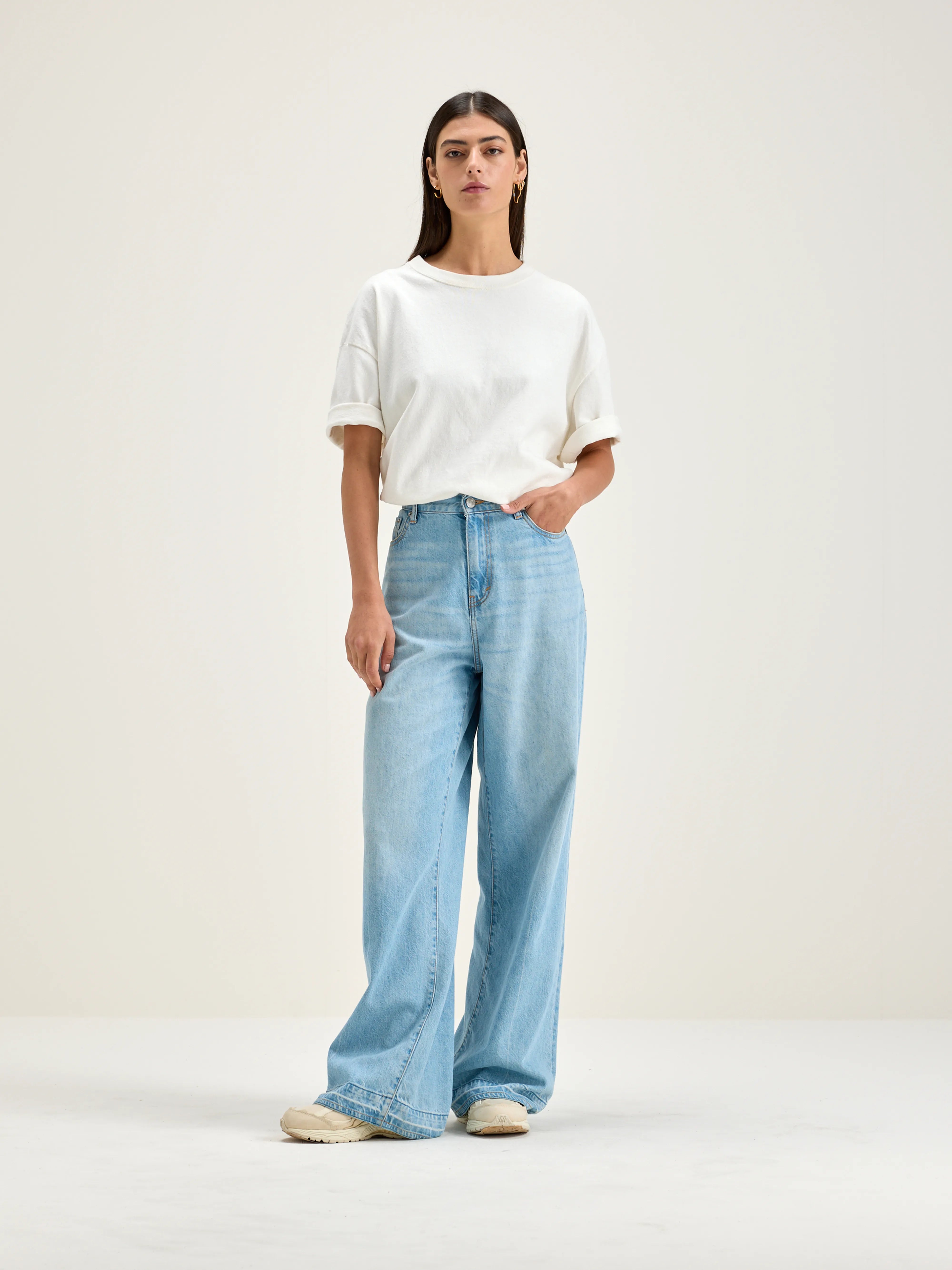 Parthe Boyfriend Jeans - Vintage light blue Voor Dames | Bellerose