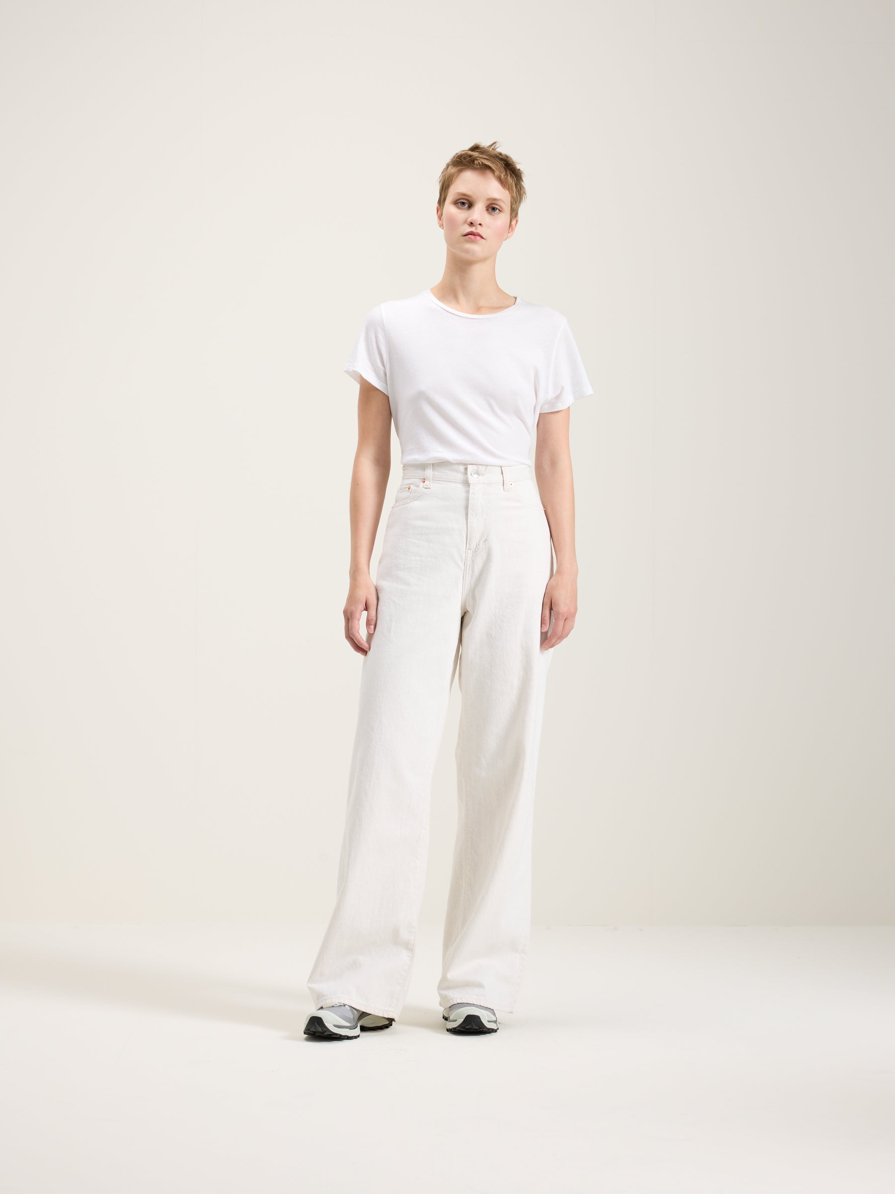 Parthe Boyfriend Jeans - Vintage white For Women | Bellerose