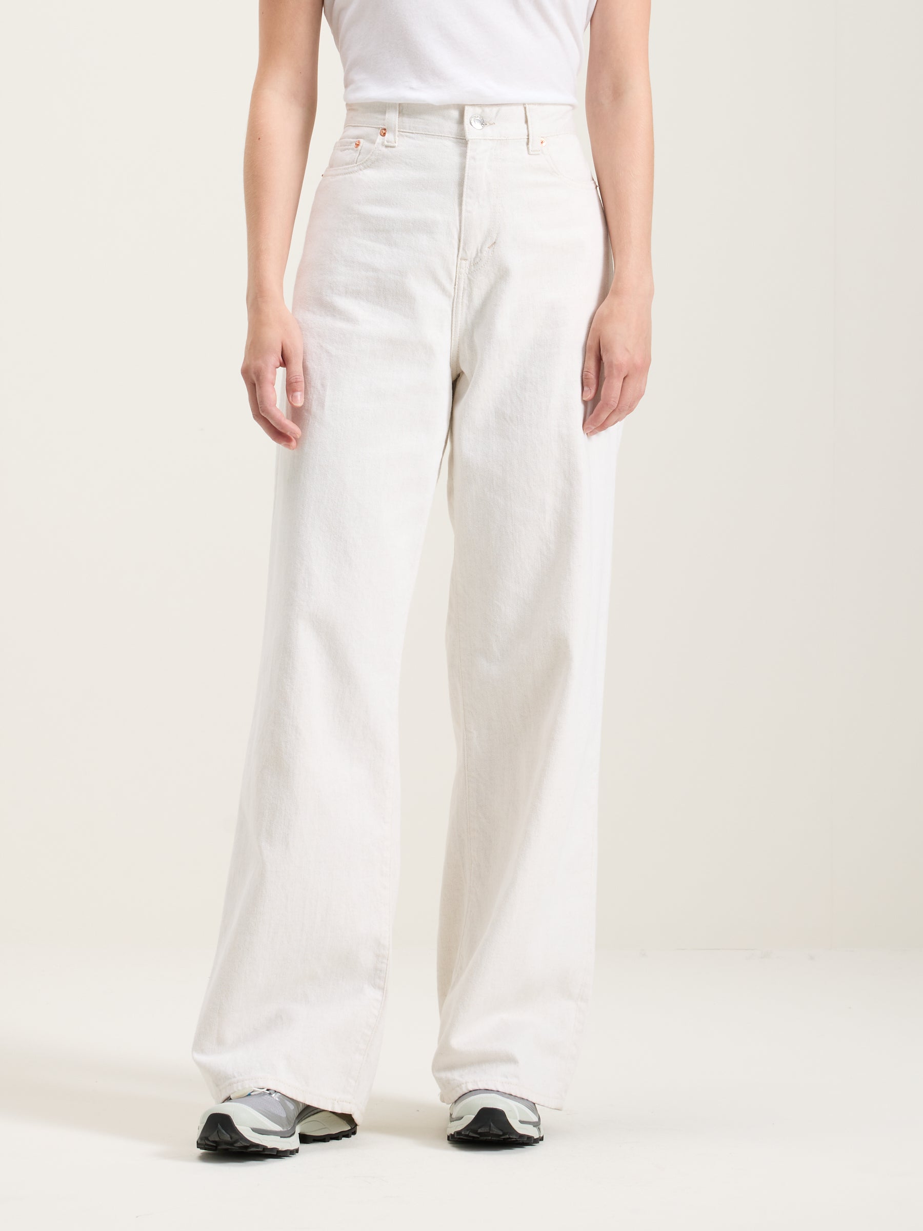 Parthe Boyfriend Jeans - Vintage white For Women | Bellerose