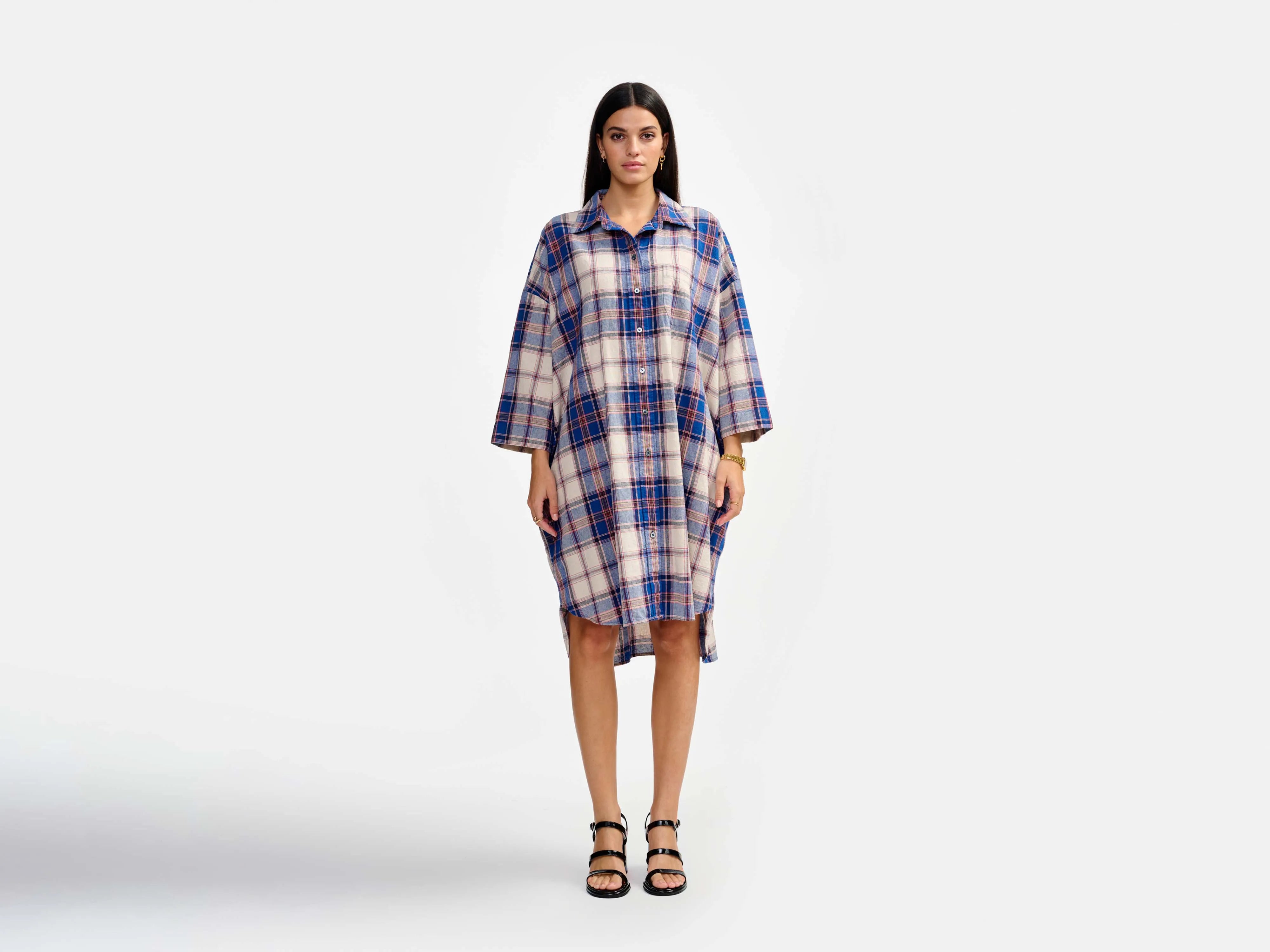 gladys dress (241 / W / CHECK A)