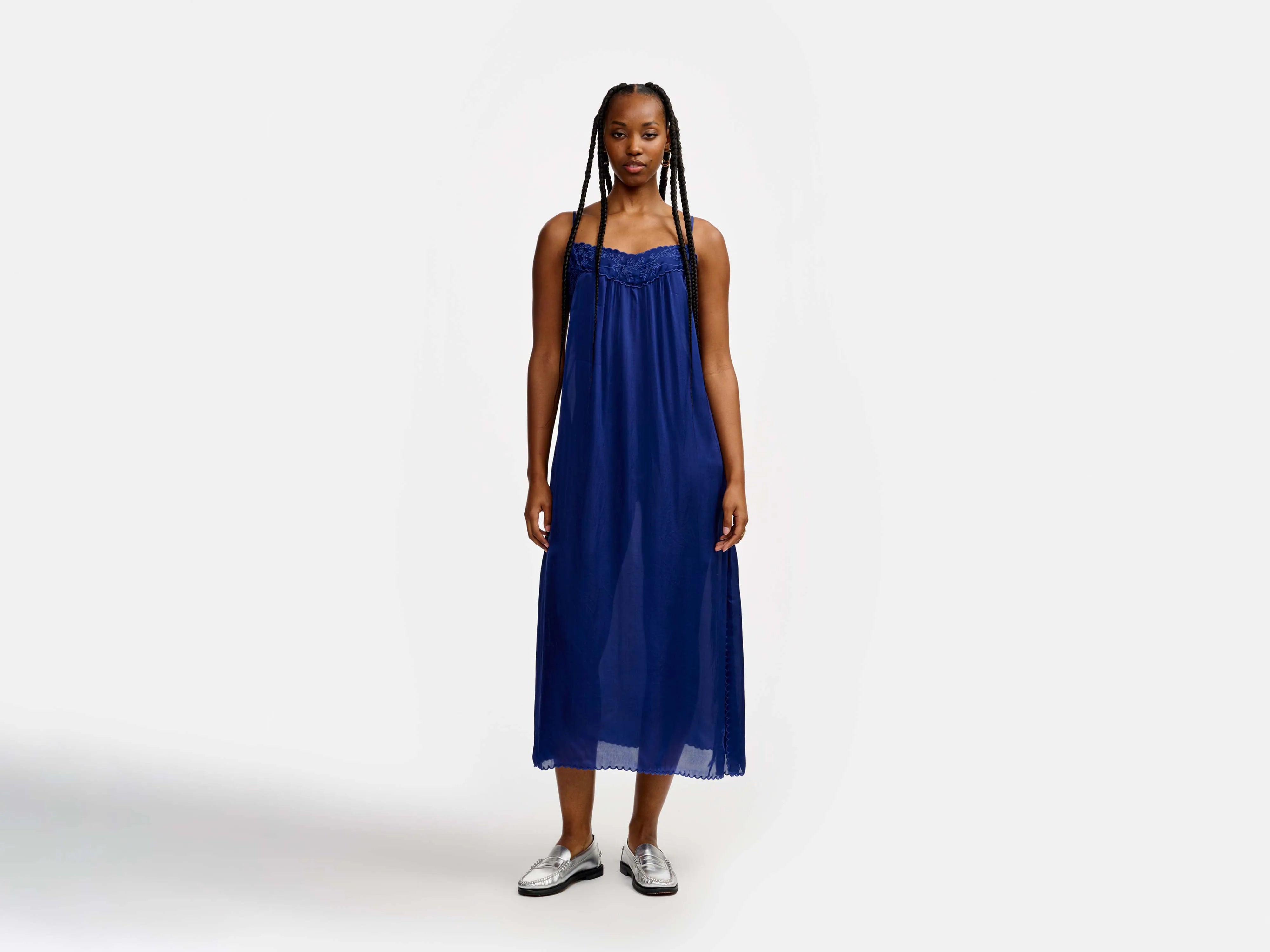 comet dress (241 / W / INDIGO)
