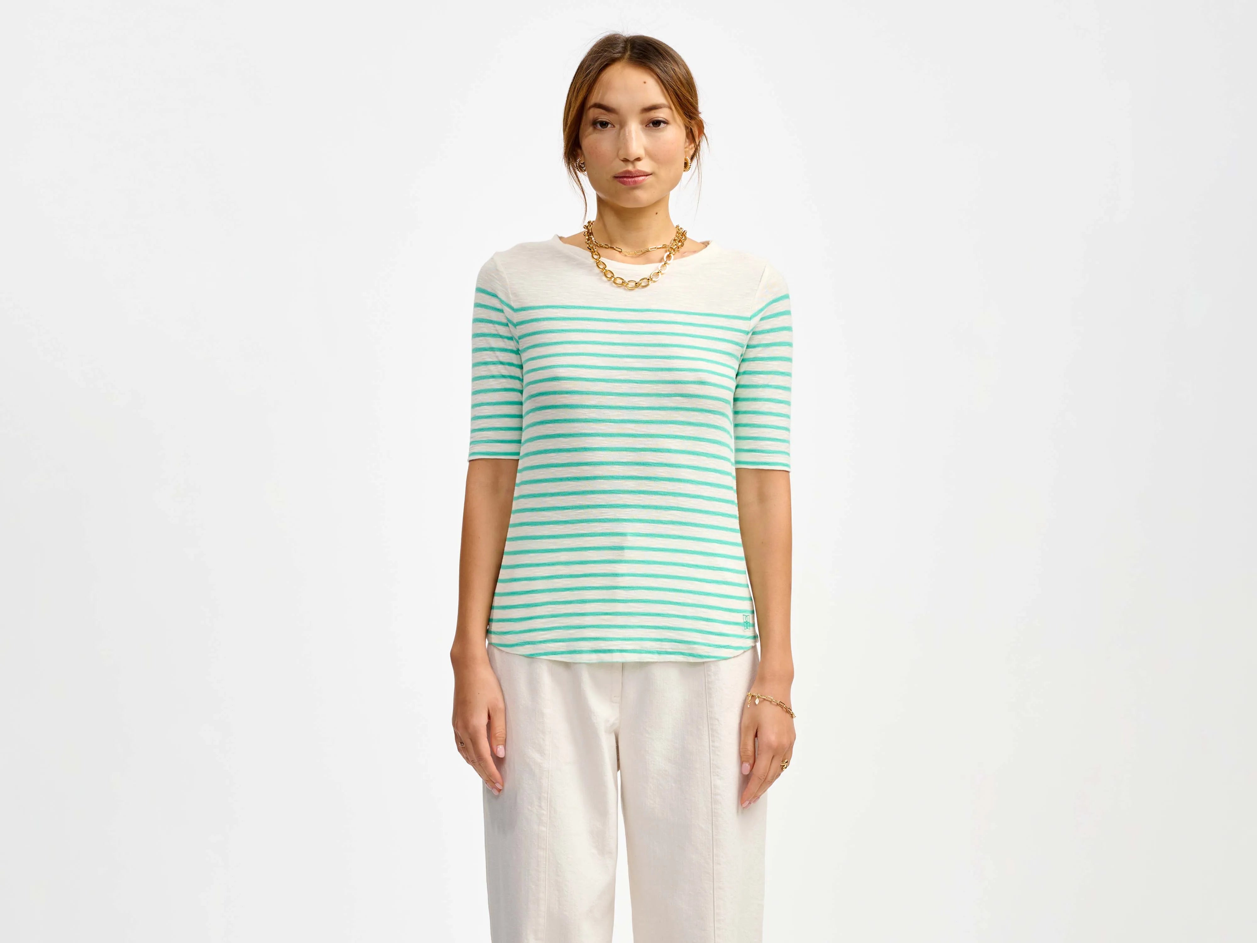 mias t-shirt (241 / W / STRIPE C)